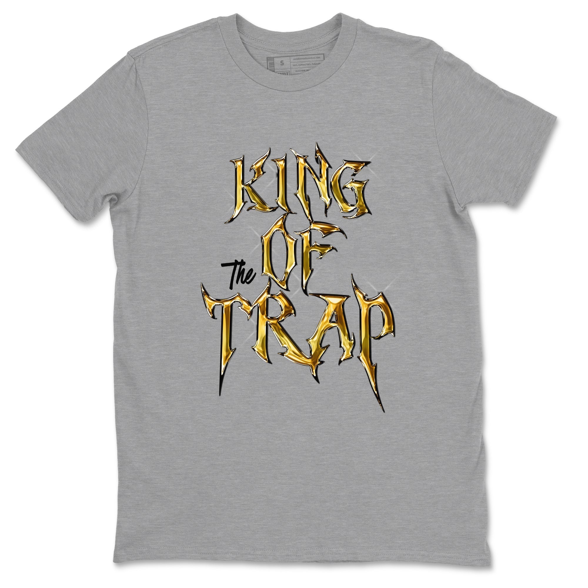 King Of The Trap snkmatch Tees - Air Jordan 1 Black Metallic Gold