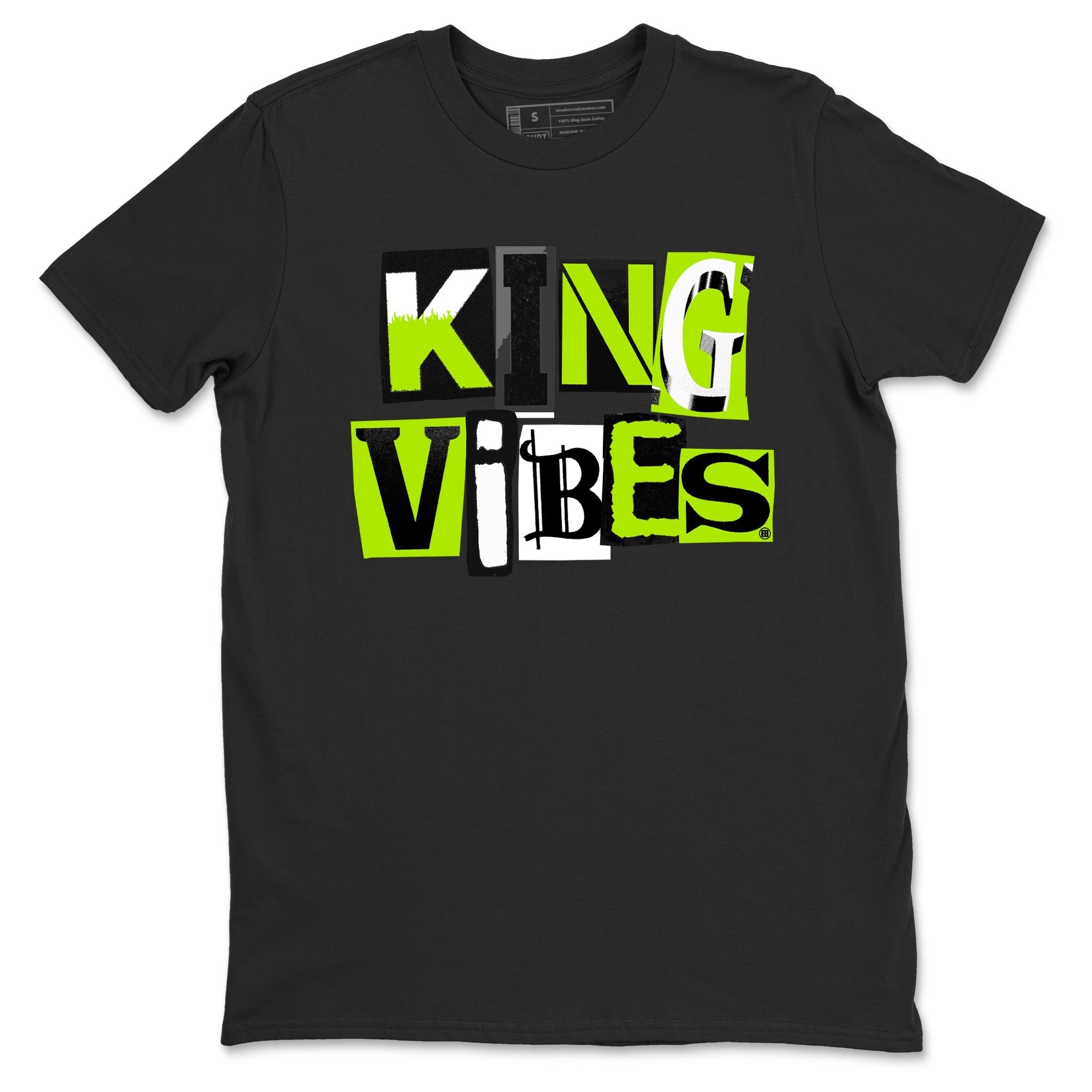 King Vibes snkmatch Tees - Air Foamposite One Black Volt