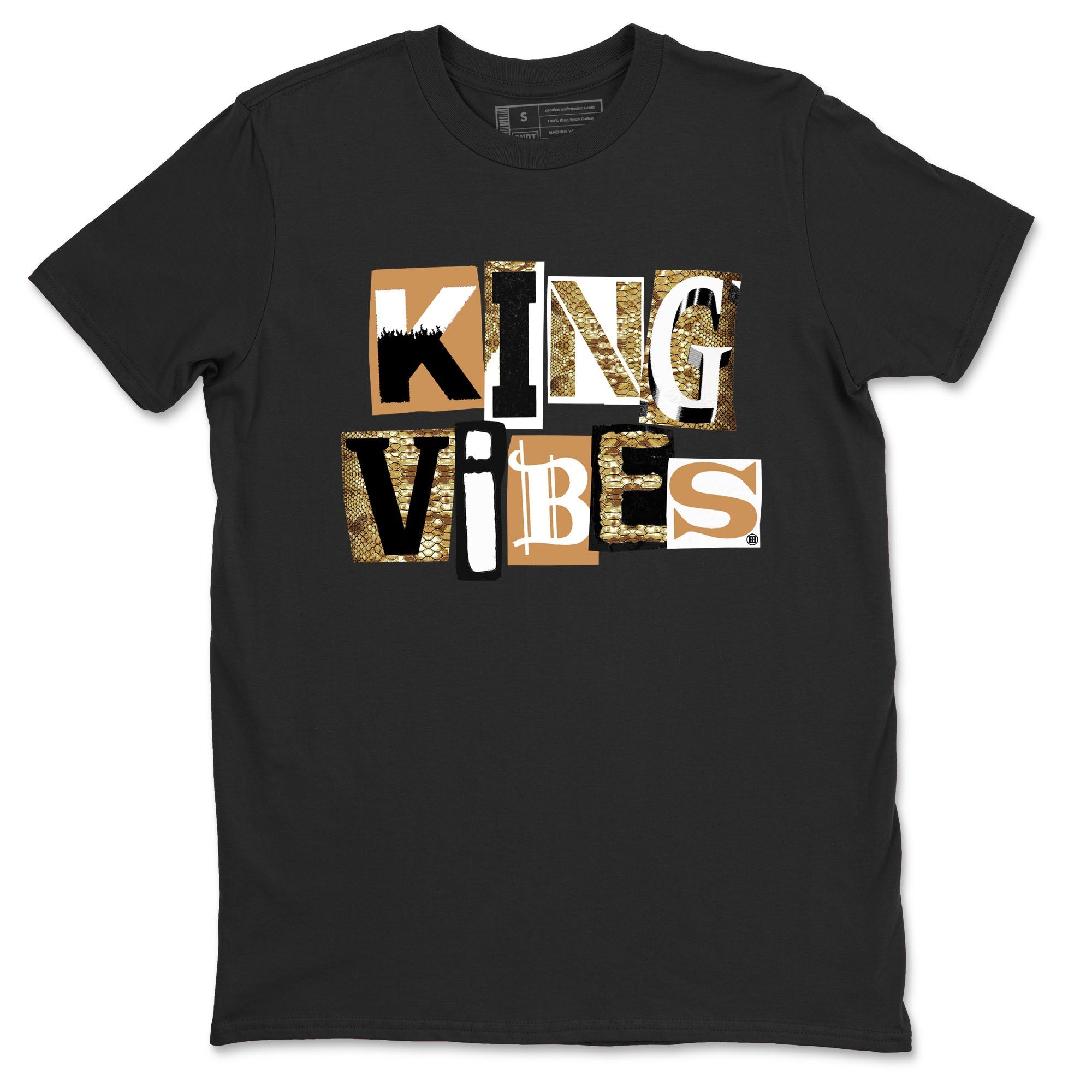 King Vibes snkmatch Tees - Air Force 1 Ivory Snake