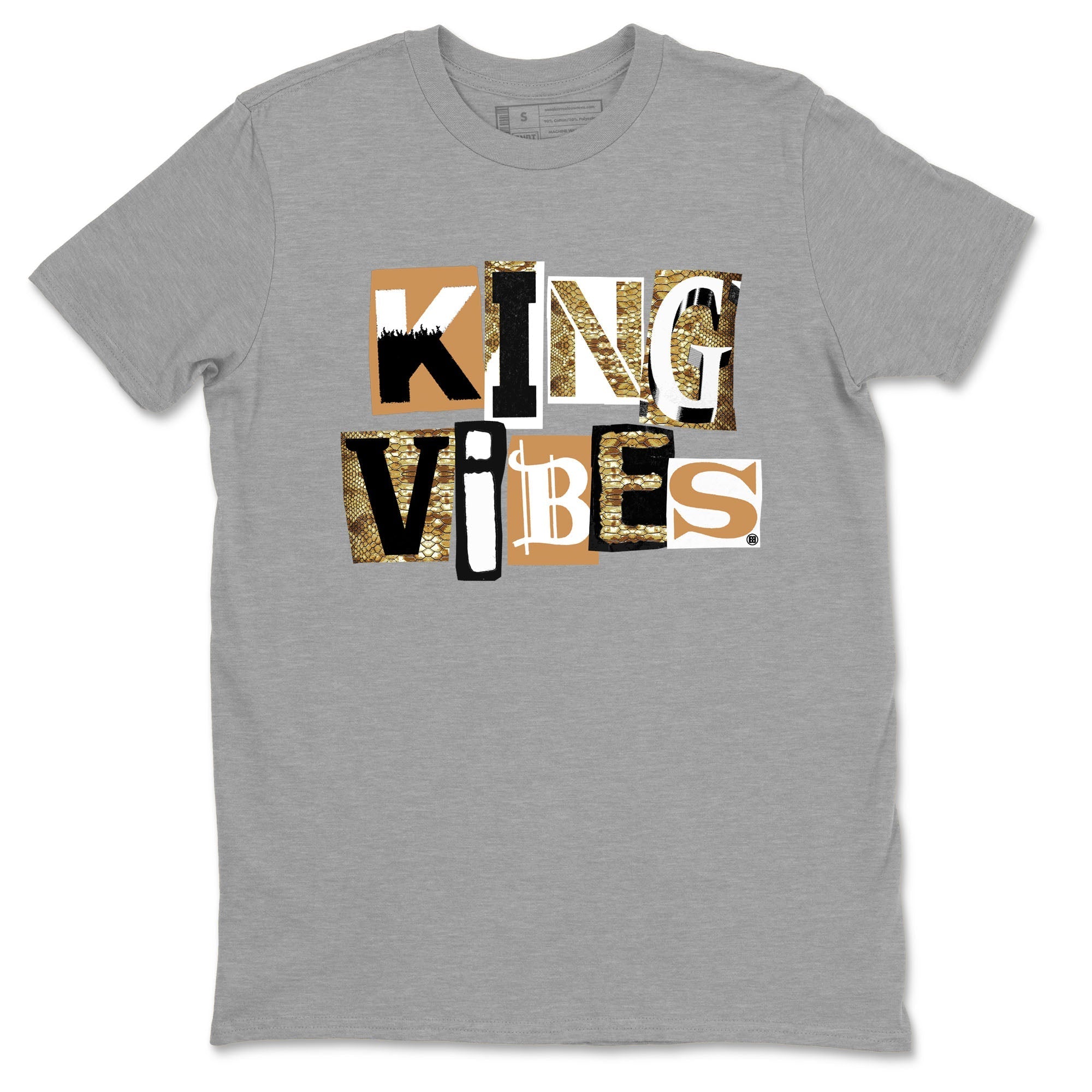 King Vibes snkmatch Tees - Air Force 1 Ivory Snake