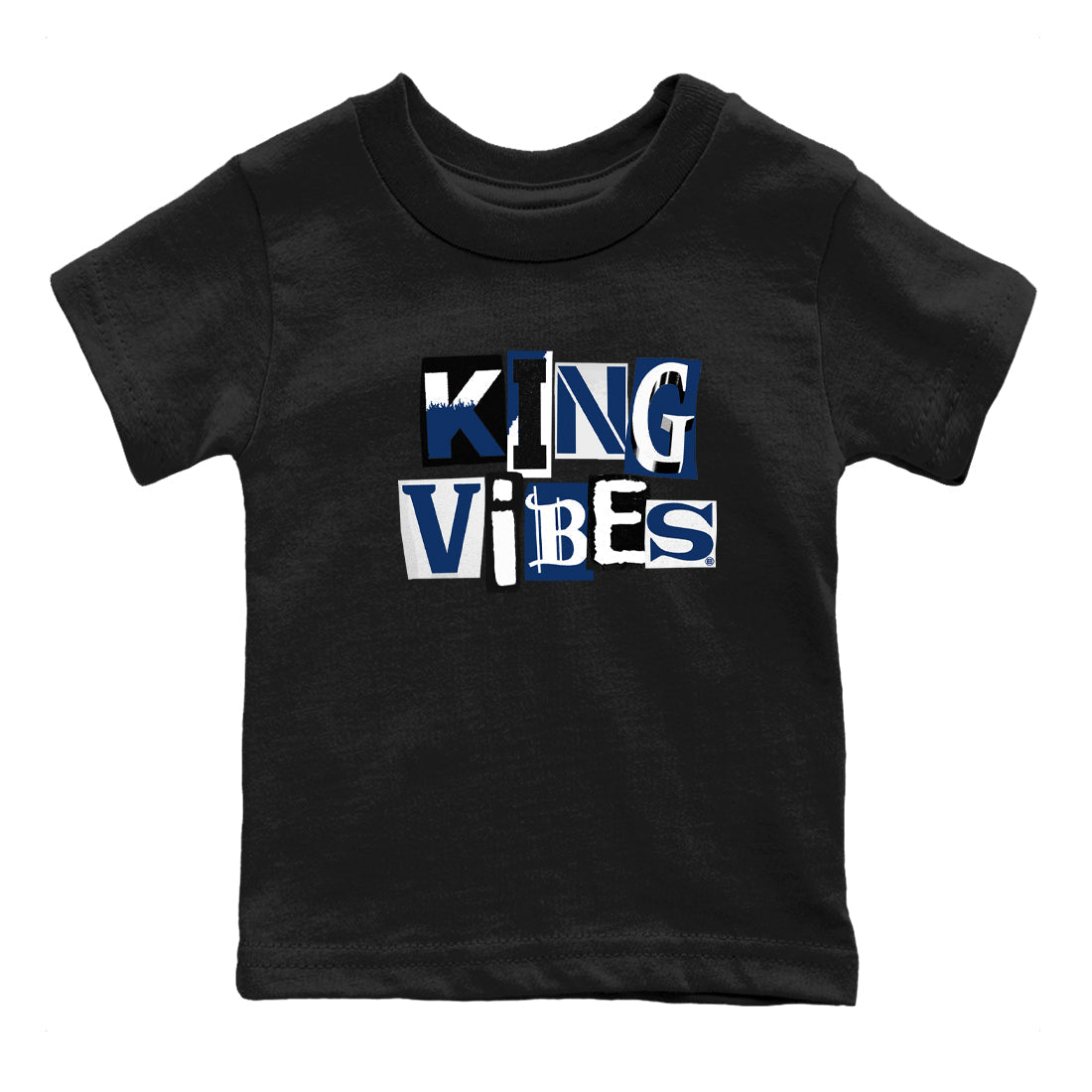King Vibes snkmatch Tees Kids - Air Jordan 1 Midnight Navy