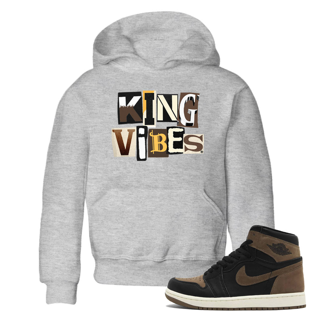 King Vibes snkmatch Tee Kids - Air Jordan 1 Palomino