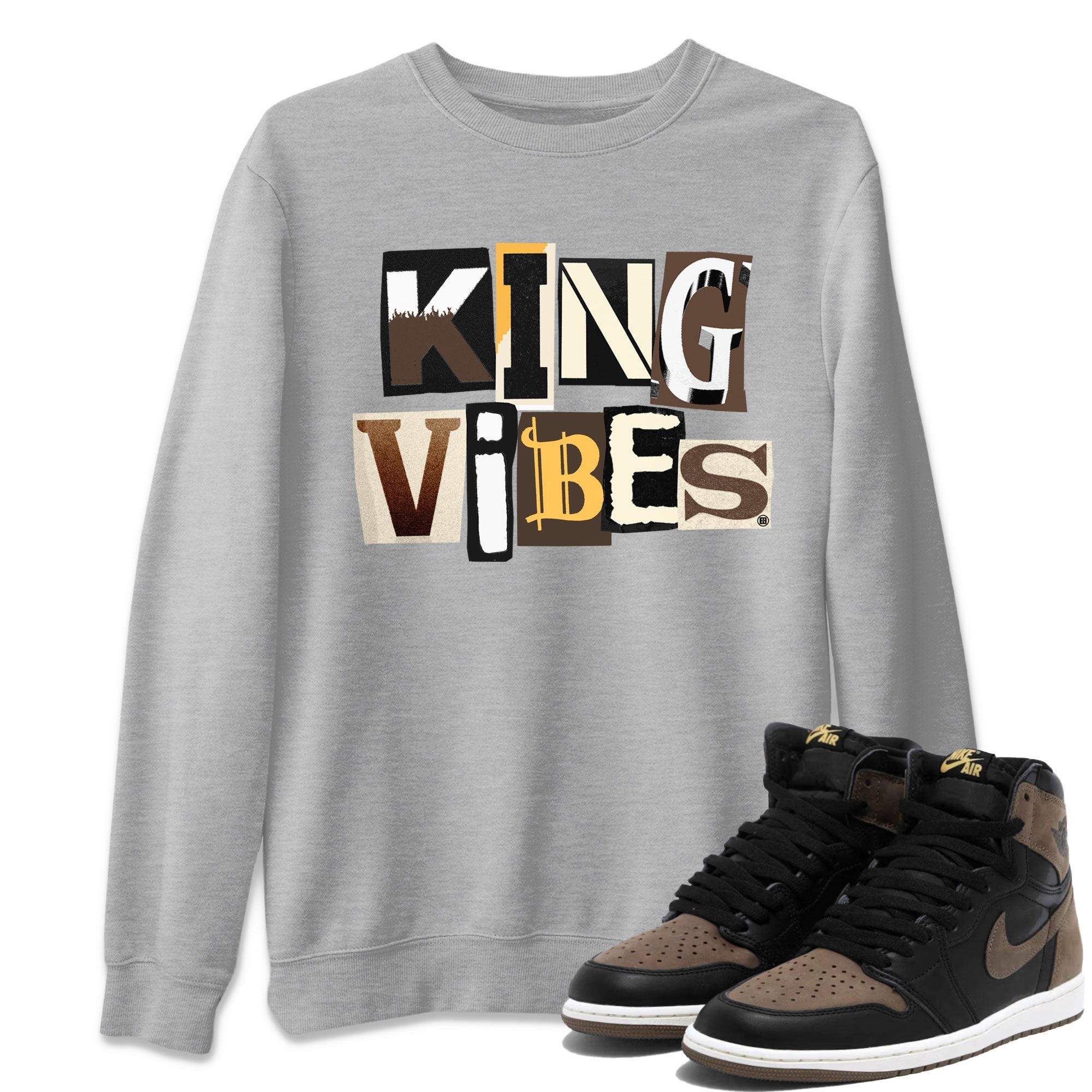 King Vibes snkmatch Tee - Air Jordan 1 Palomino