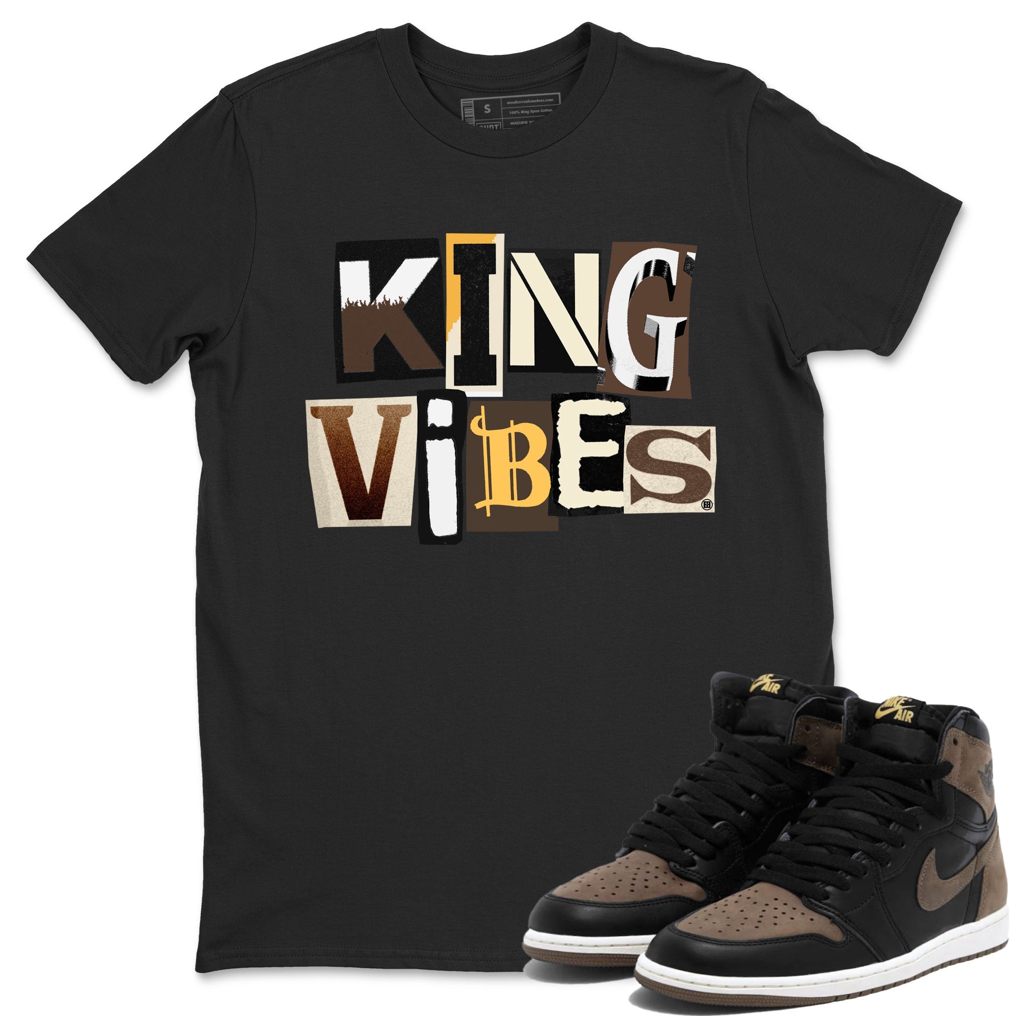 King Vibes snkmatch Tee - Air Jordan 1 Palomino