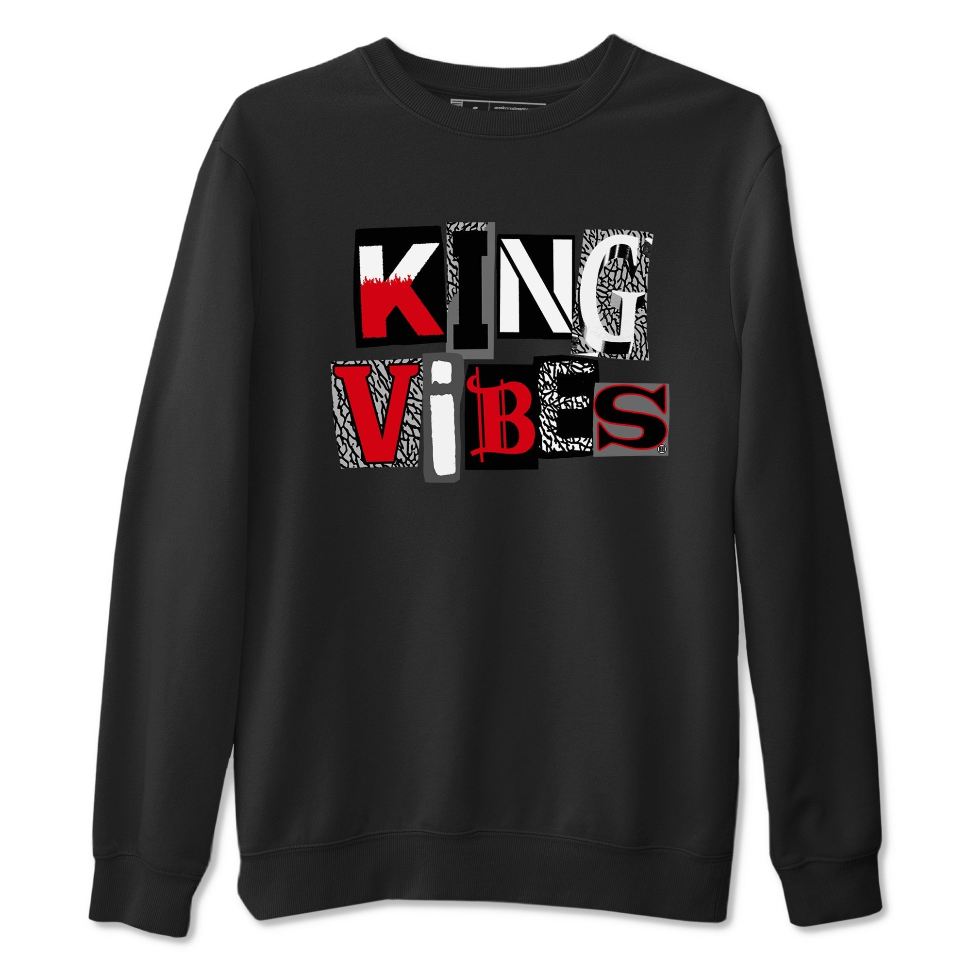 King Vibes snkmatch Tees - Air Jordan 3 Black Cement