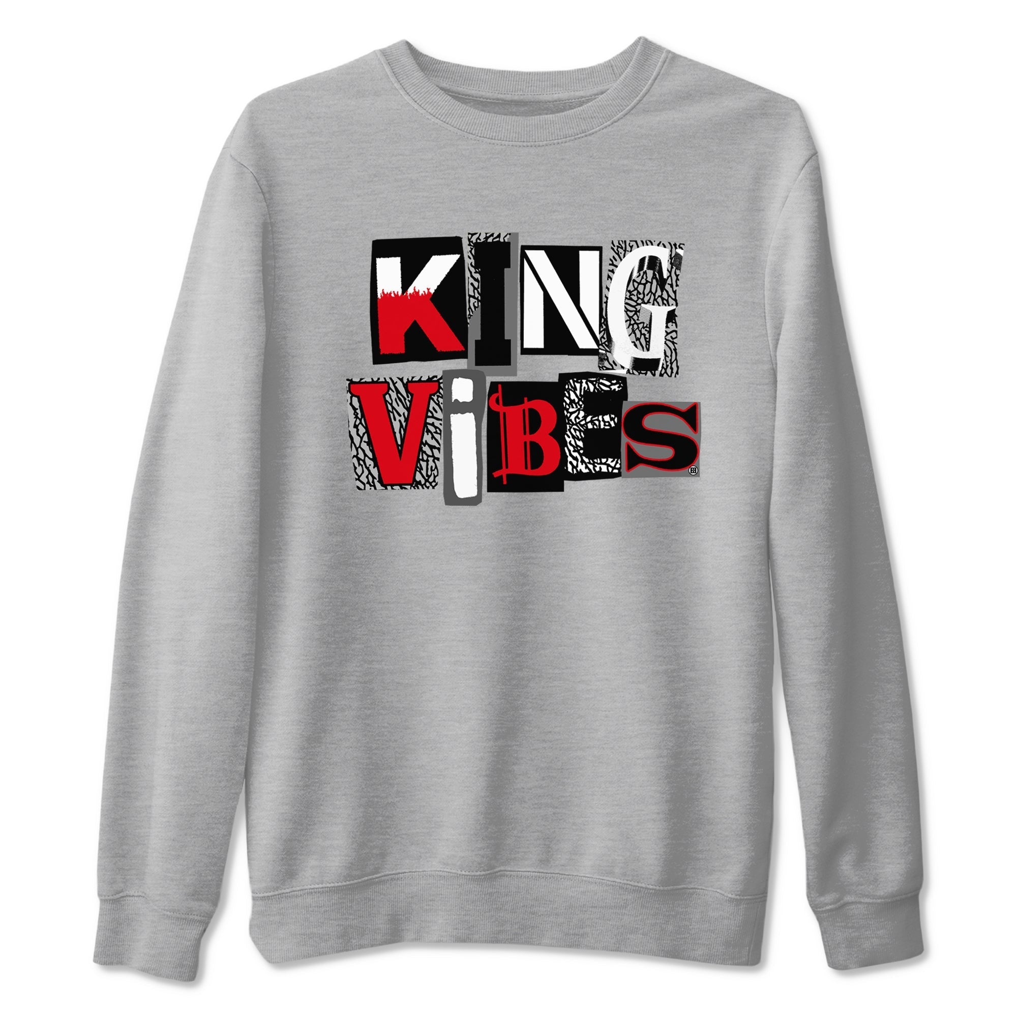 King Vibes snkmatch Tees - Air Jordan 3 Black Cement