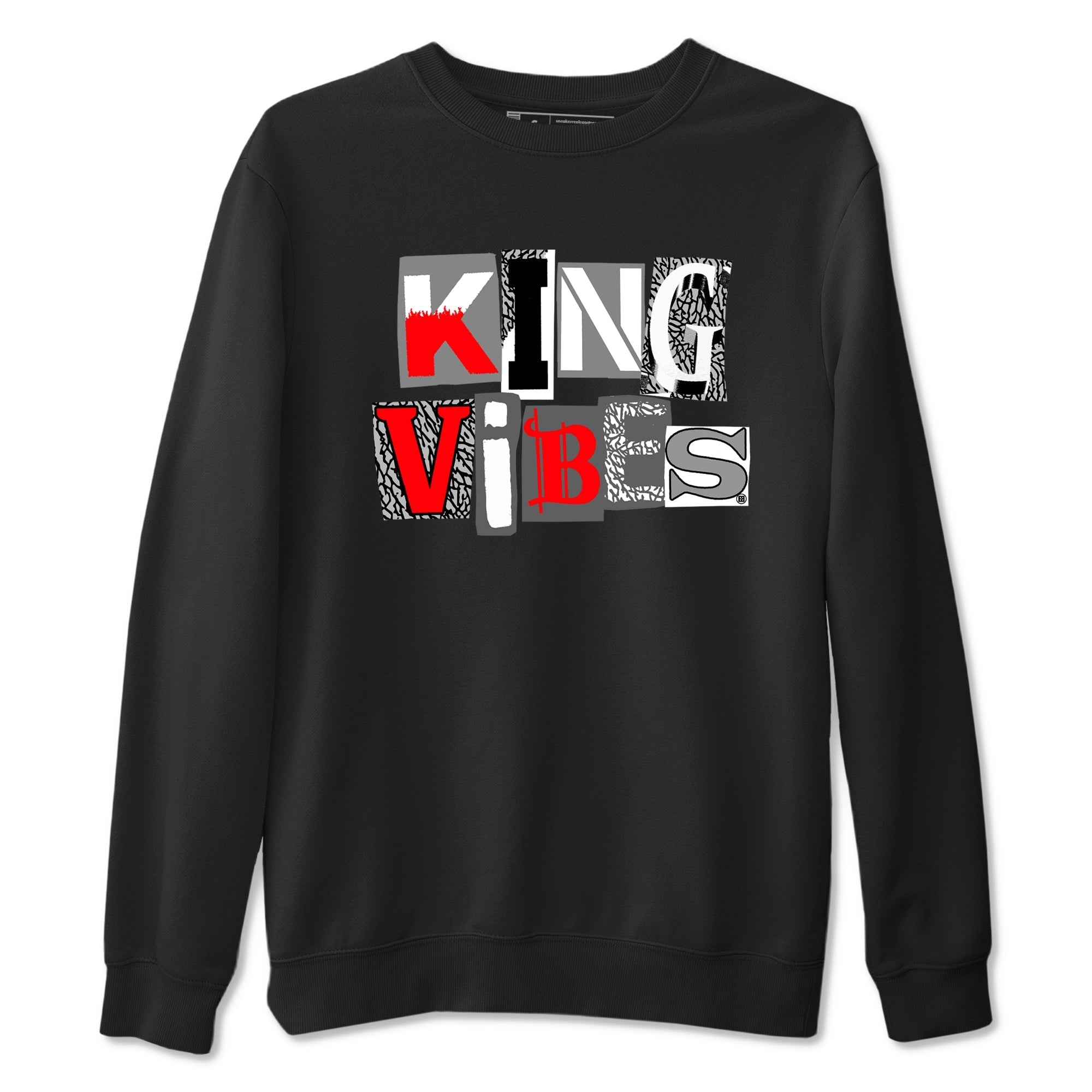 King Vibes snkmatch Tees - Air Jordan 3 Cement Grey