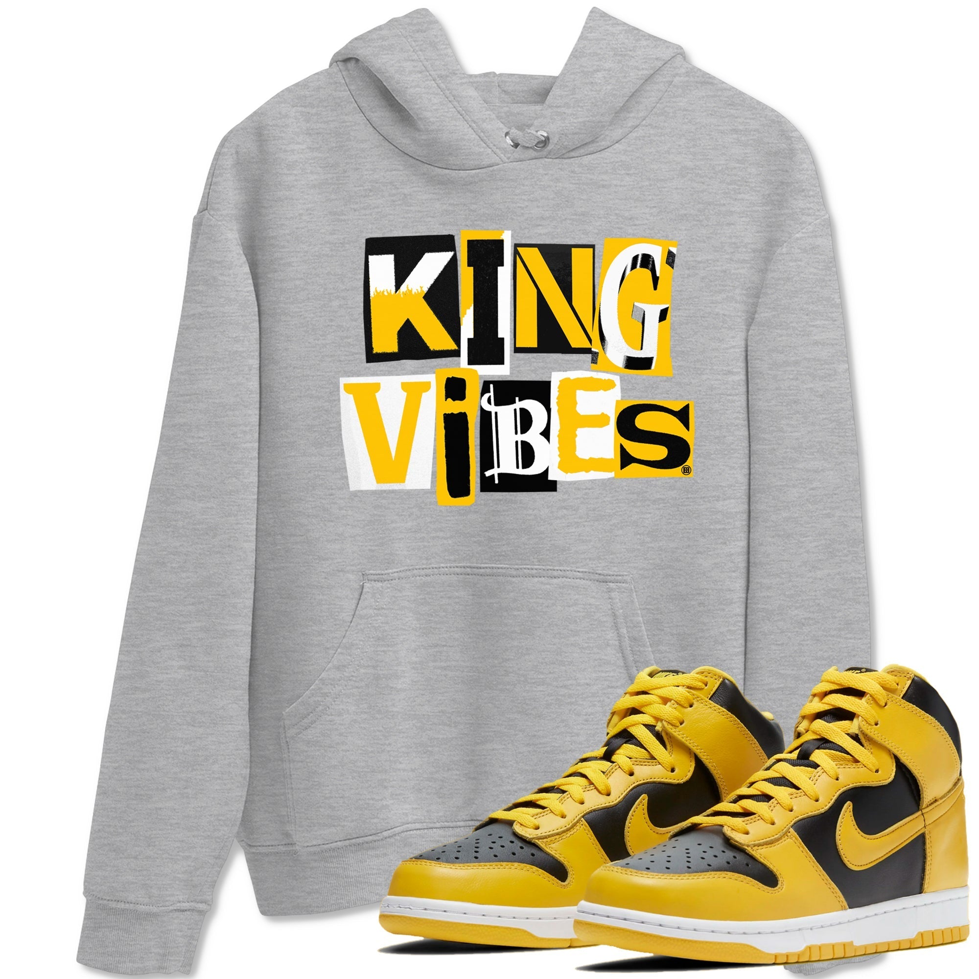 King Vibes snkmatch Tees - Dunk High Pollen