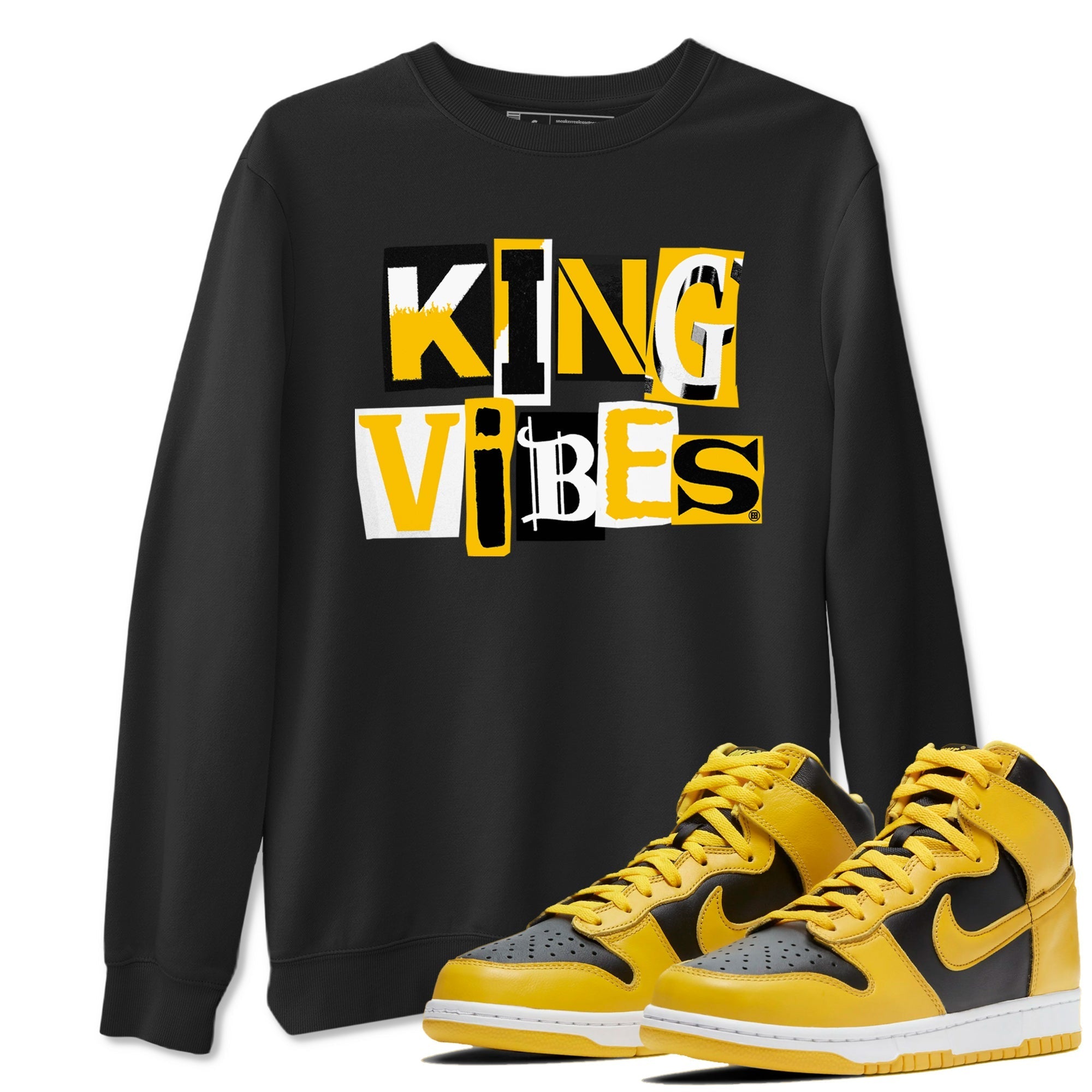 King Vibes snkmatch Tees - Dunk High Pollen