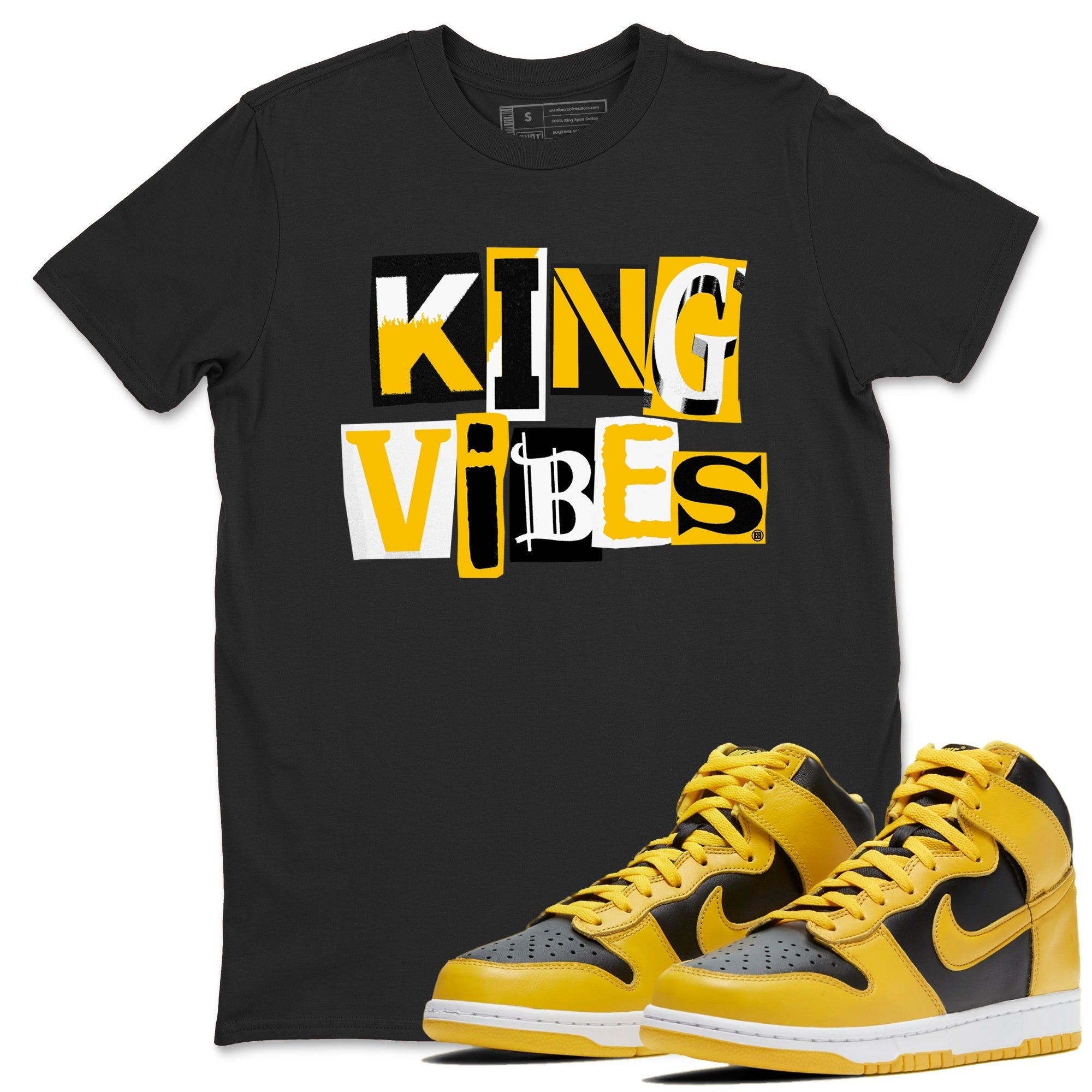 King Vibes snkmatch Tees - Dunk High Pollen