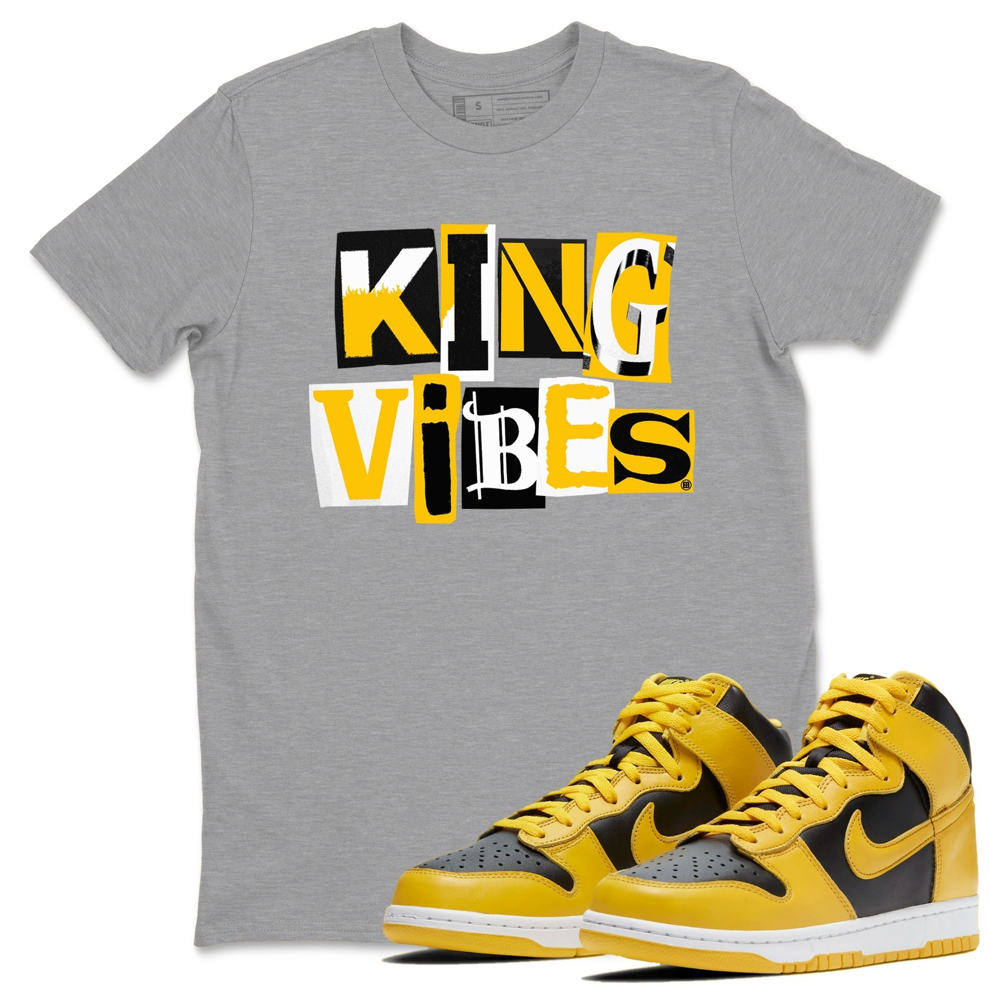 King Vibes snkmatch Tees - Dunk High Pollen