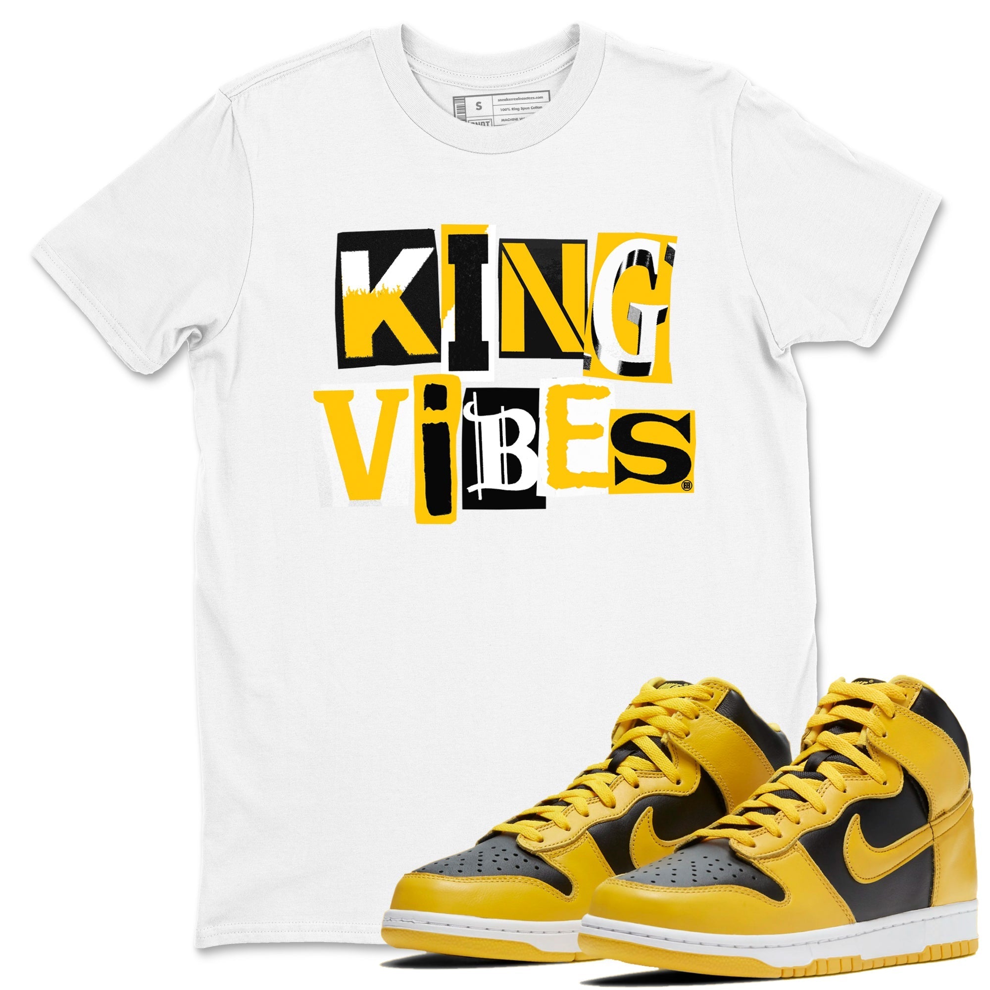 King Vibes snkmatch Tees - Dunk High Pollen