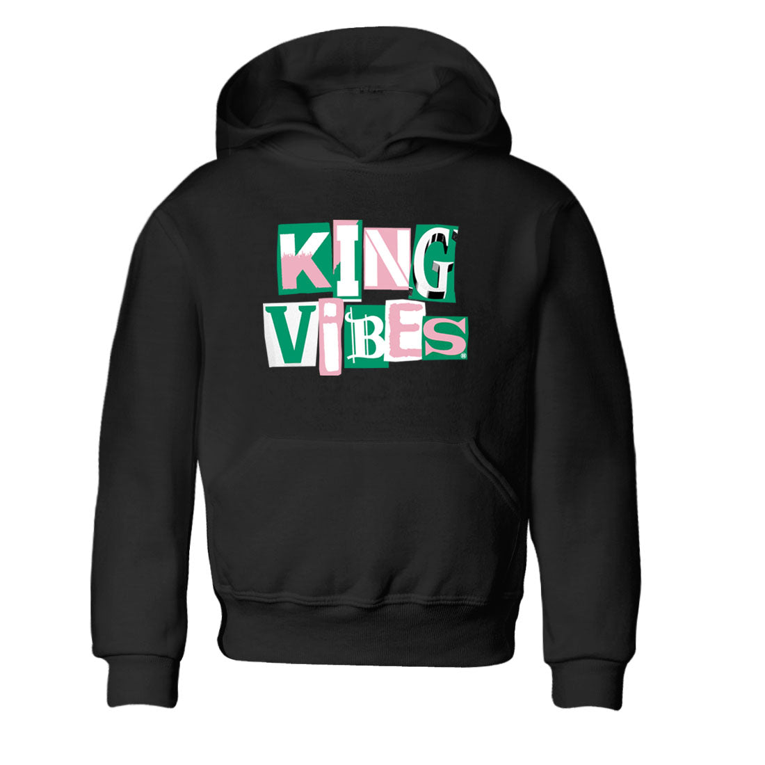 King Vibes snkmatch Tees Kids - Dunk Medium Soft Pink Malachite