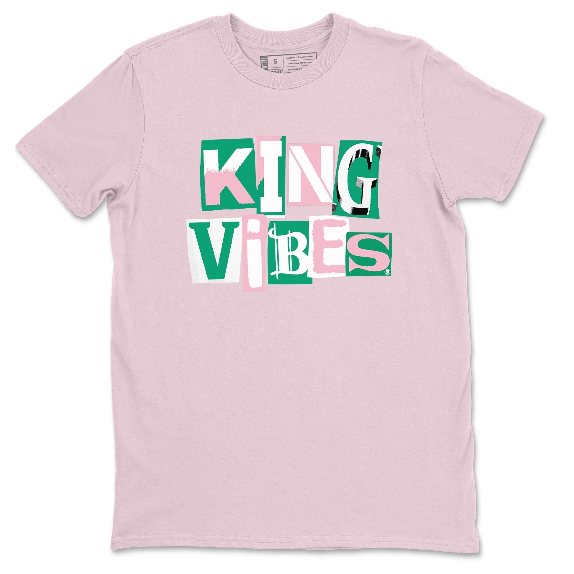 King Vibes snkmatch Tees - Dunk Medium Soft Pink Malachite
