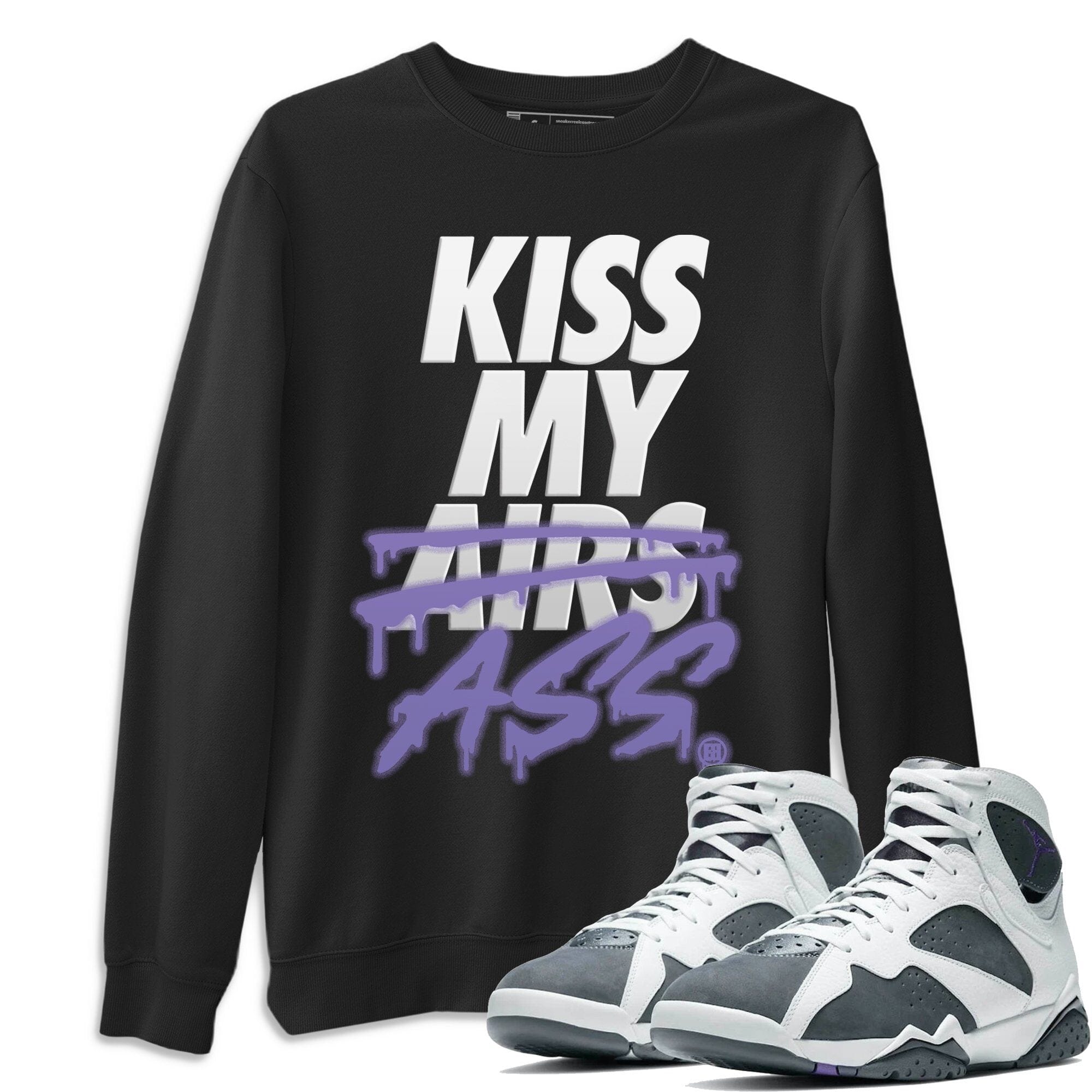 Kiss My Ass Unisex Tops - Air Jordan 7 Flint