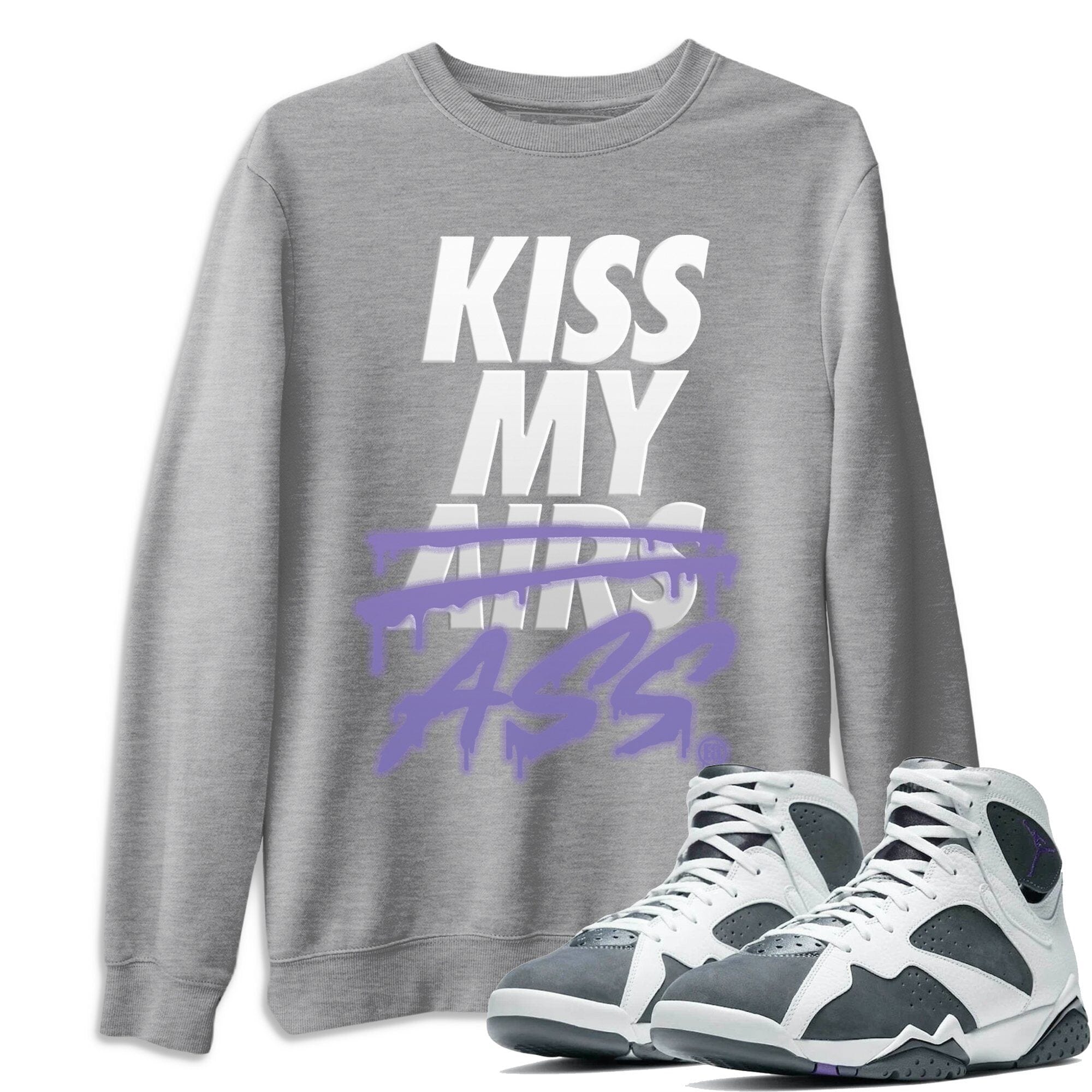 Kiss My Ass Unisex Tops - Air Jordan 7 Flint