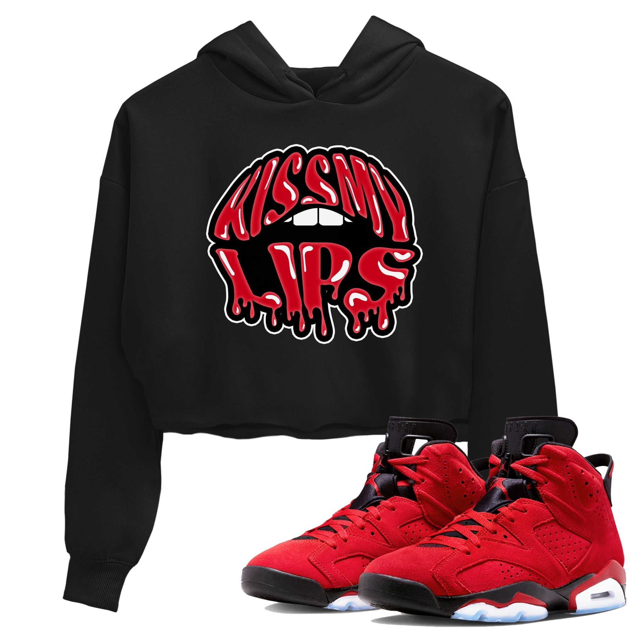 Kiss My Lips Women's Tops - Air Jordan 6 Toro Bravo