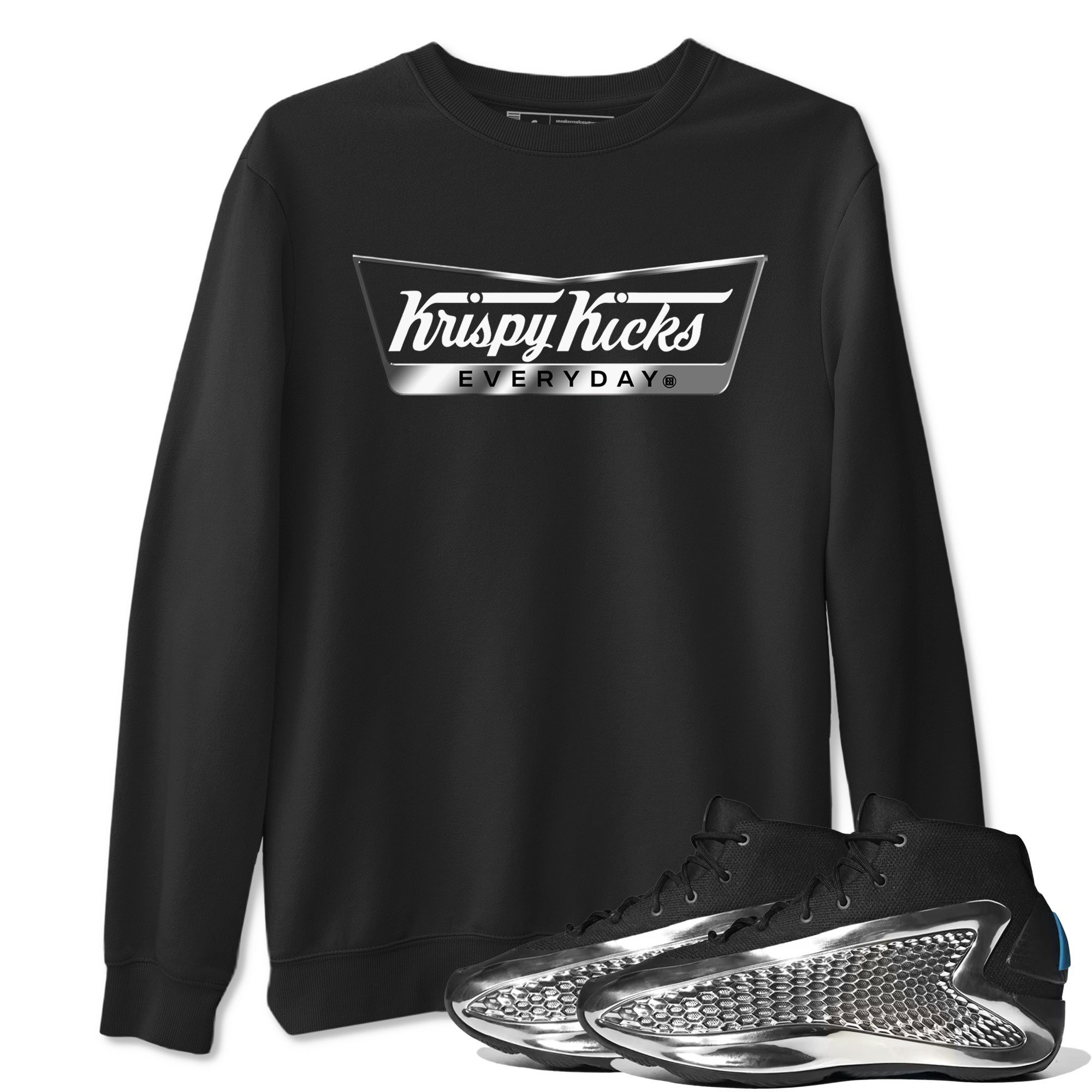 Krispy Kicks snkmatch Tees - AE 1 Silver Metallic
