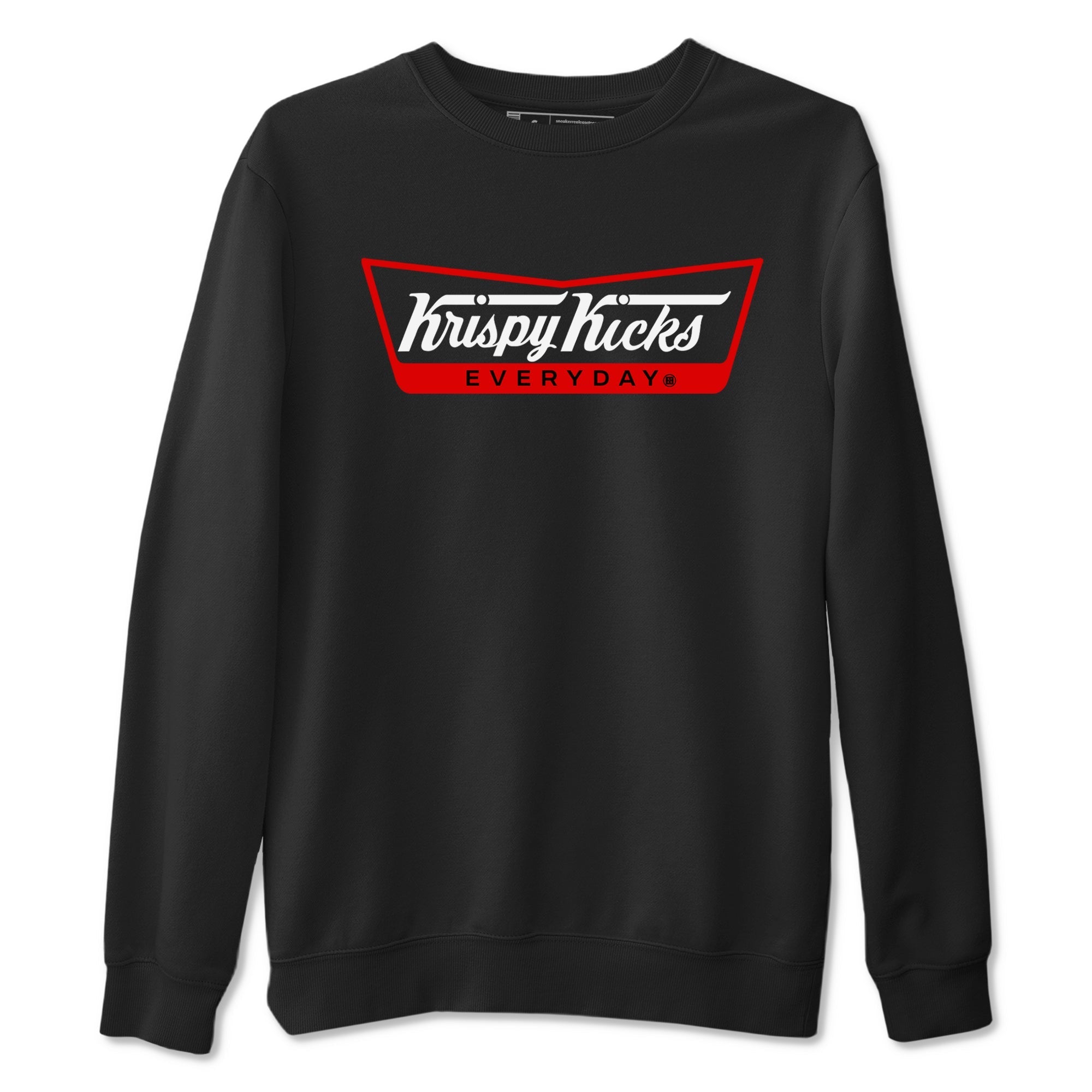 Krispy Kicks snkmatch Tees - Air Jordan 1 Black Toe Reimagined