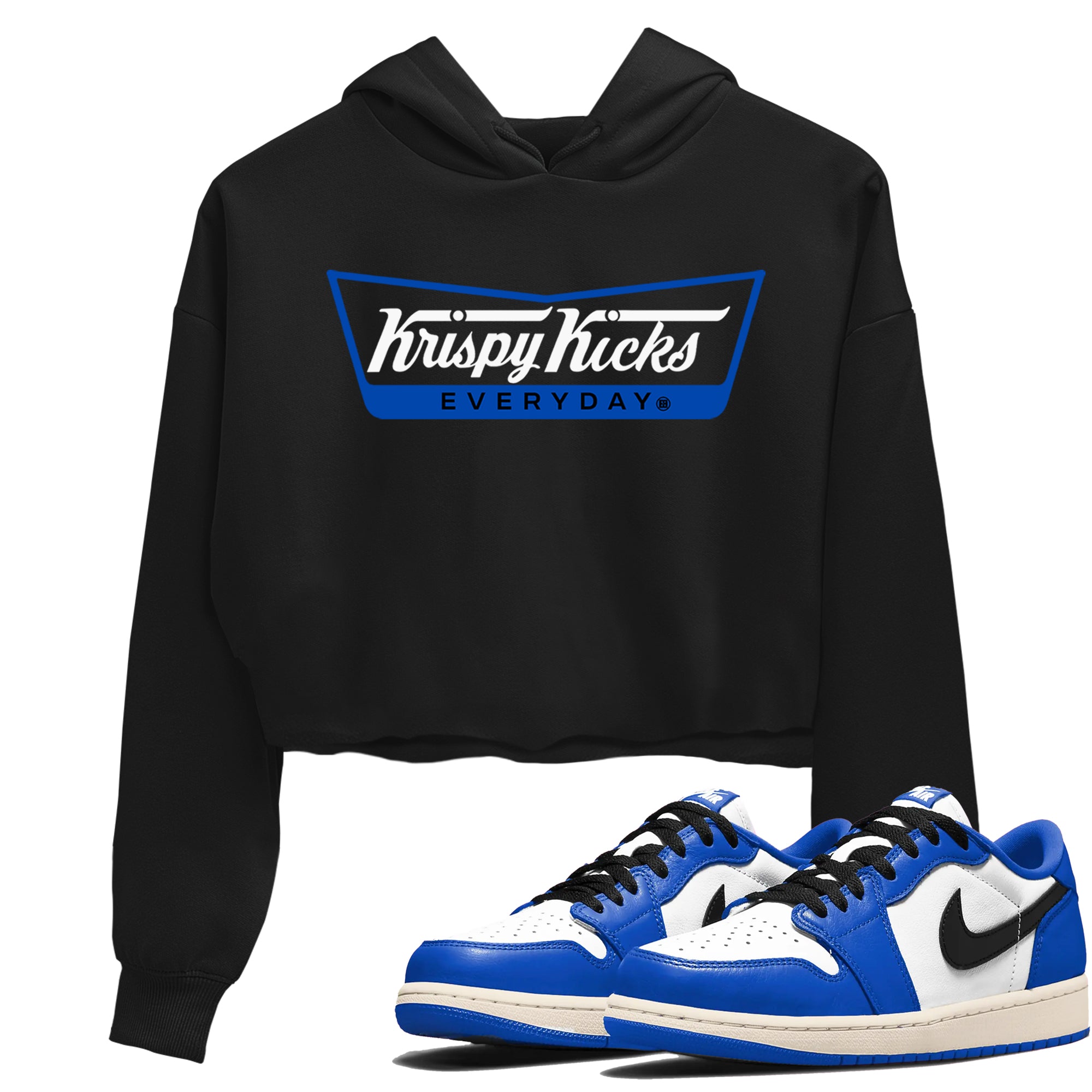 Krispy Kicks snkmatch Women's Top - Air Jordan 1 Game Royal