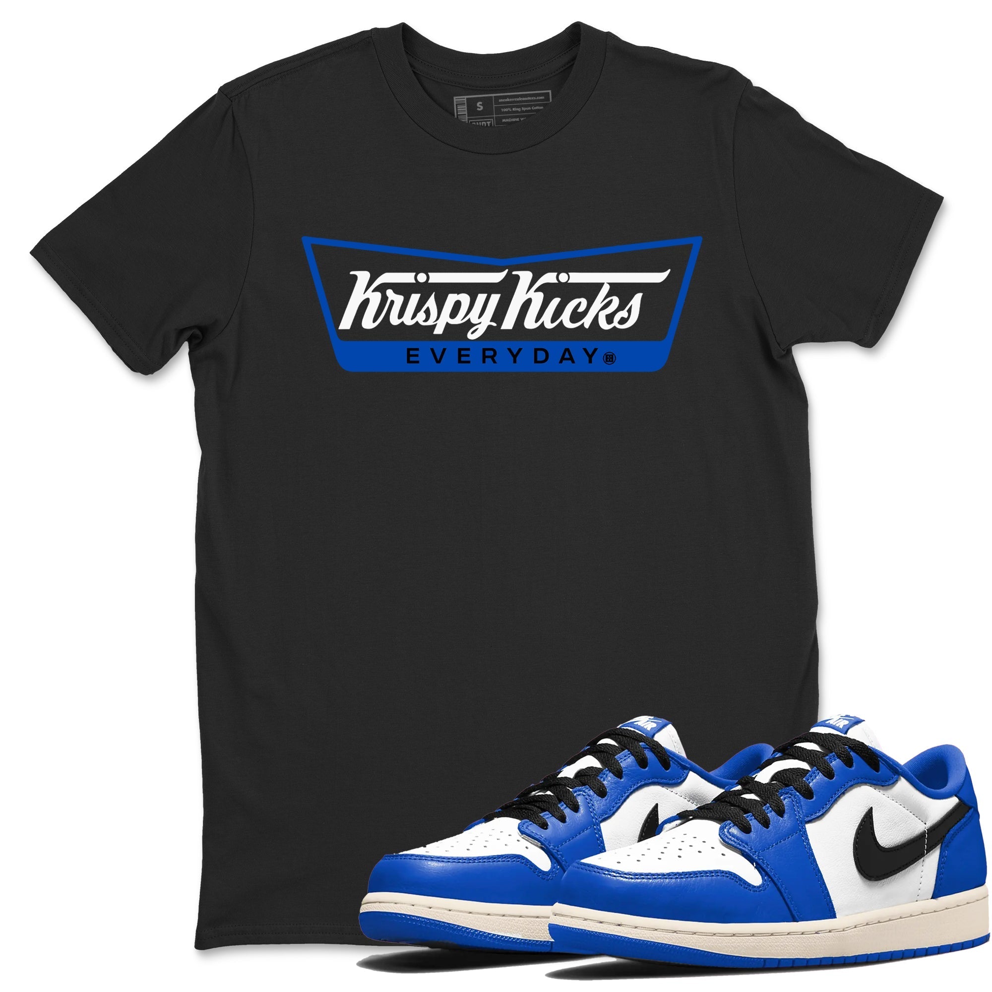 Krispy Kicks snkmatch Tees - Air Jordan 1 Game Royal