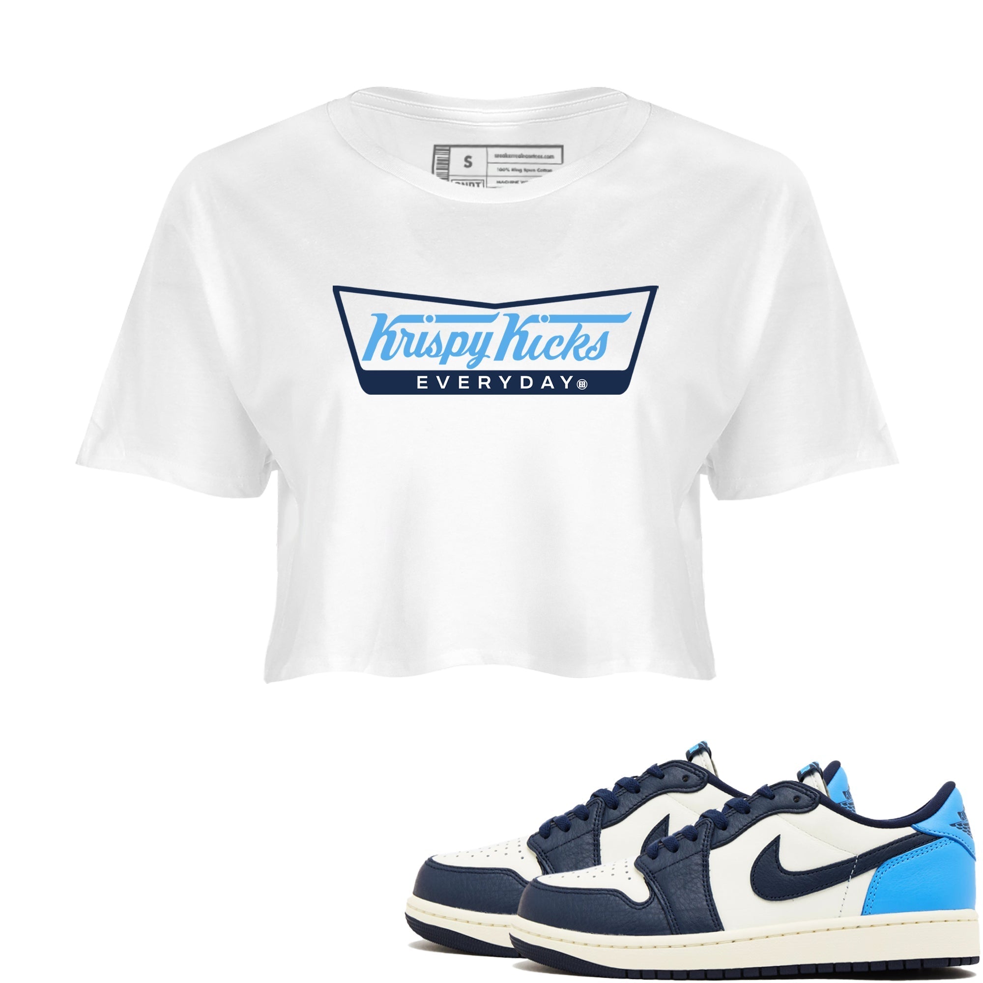 krispy Kicks snkmatch Women's Top - Air Jordan 1 Obsidian