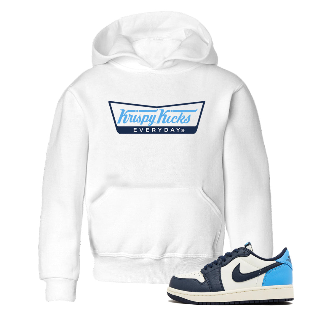 krispy Kicks snkmatch Tees Kids - Air Jordan 1 Obsidian