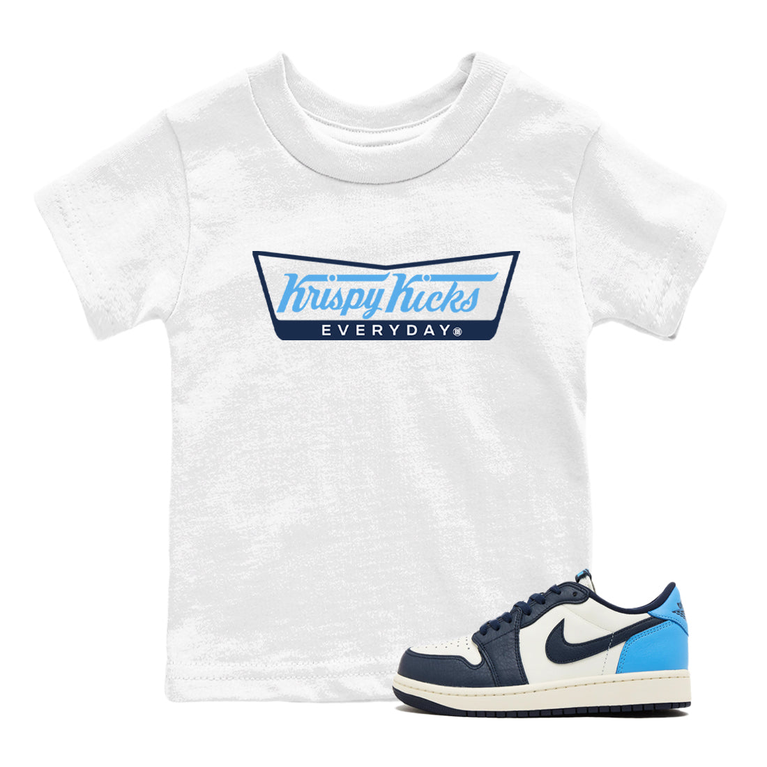 krispy Kicks snkmatch Tees Kids - Air Jordan 1 Obsidian