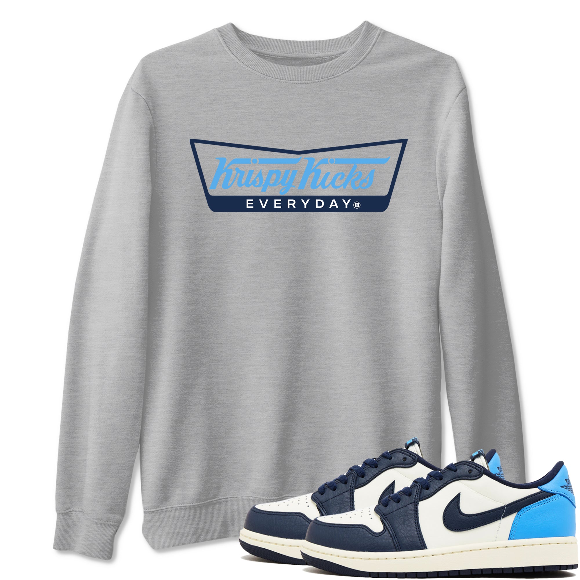 krispy Kicks snkmatch Tees - Air Jordan 1 Obsidian