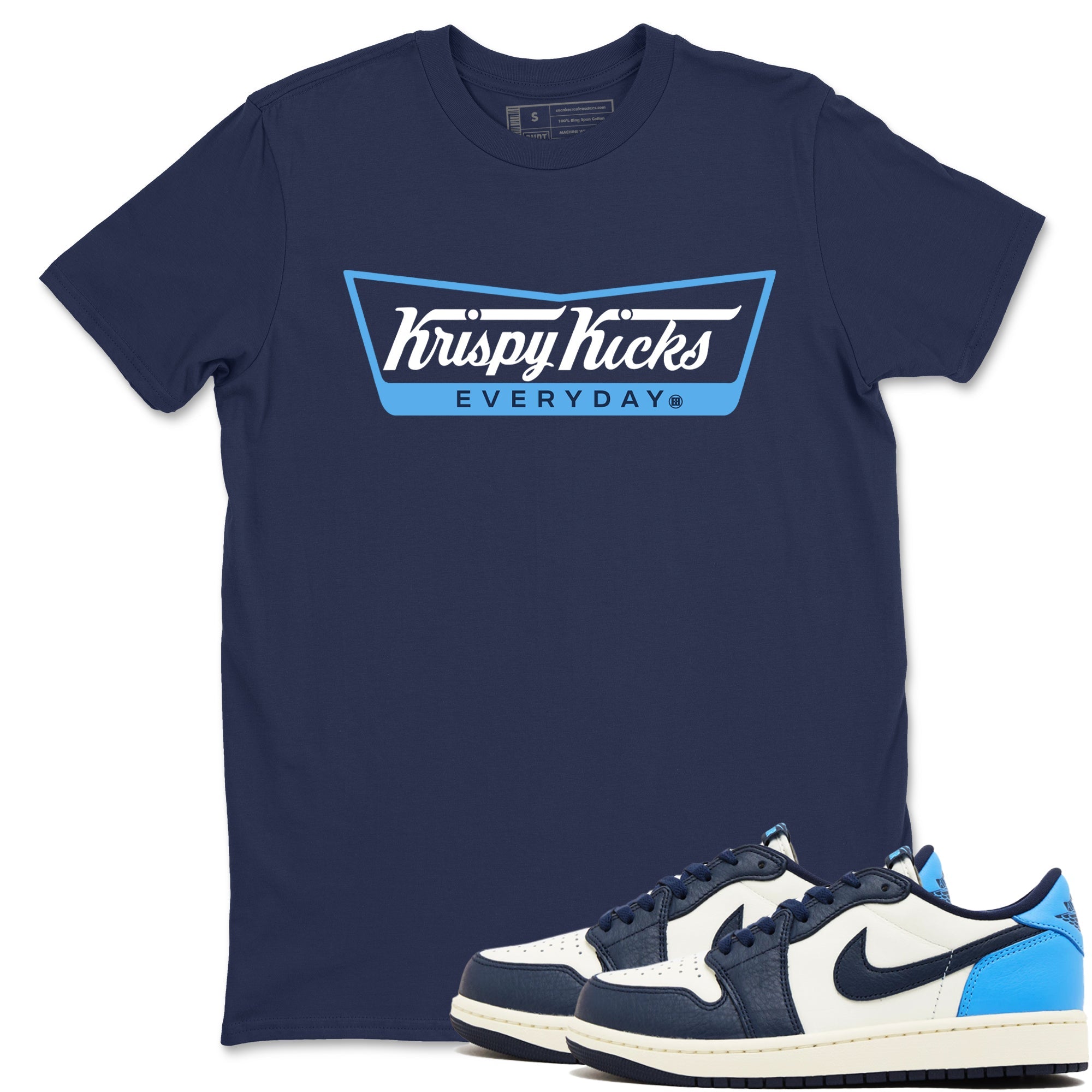 krispy Kicks snkmatch Tees - Air Jordan 1 Obsidian