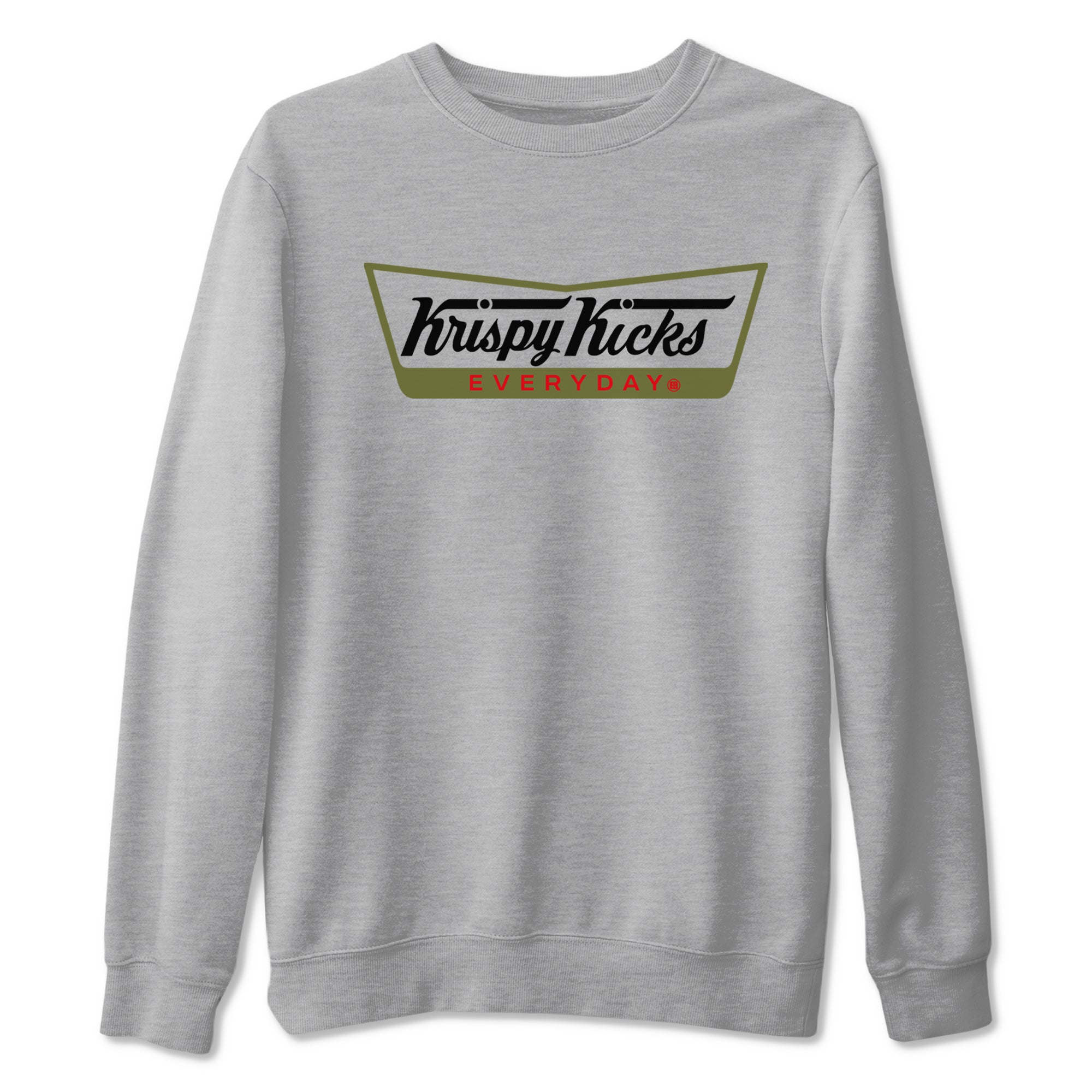 Krispy Kicks snkmatch Tees - Air Jordan 1 Travis Scott Medium Olive