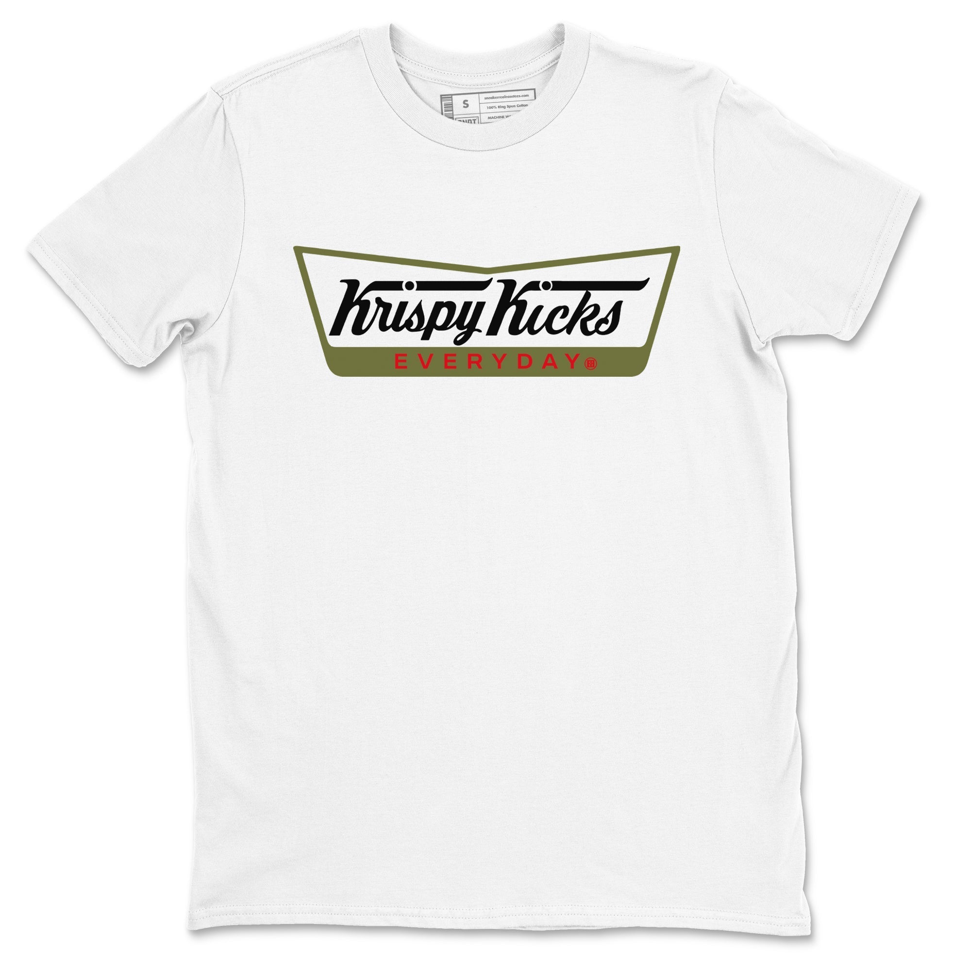 Krispy Kicks snkmatch Tees - Air Jordan 1 Travis Scott Medium Olive