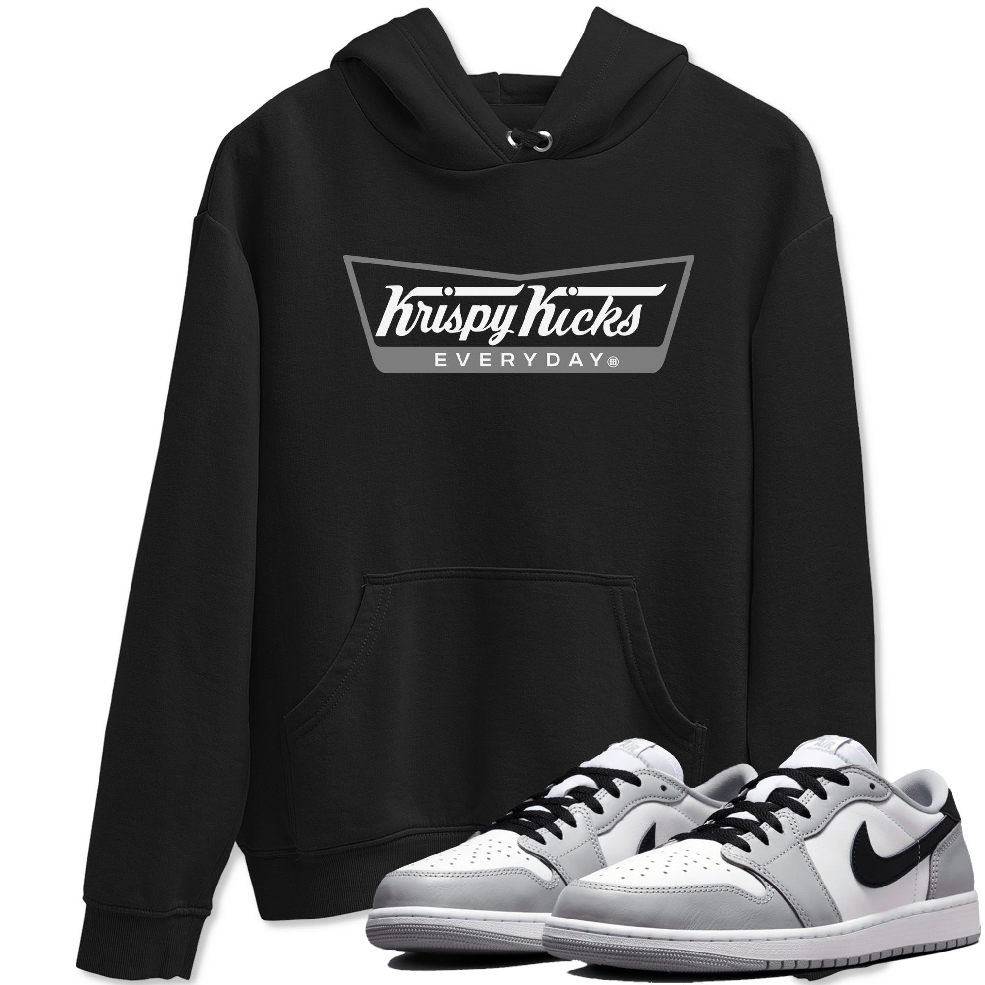 Krispy Kicks snkmatch Tees - Air Jordan 1 Wolf Grey