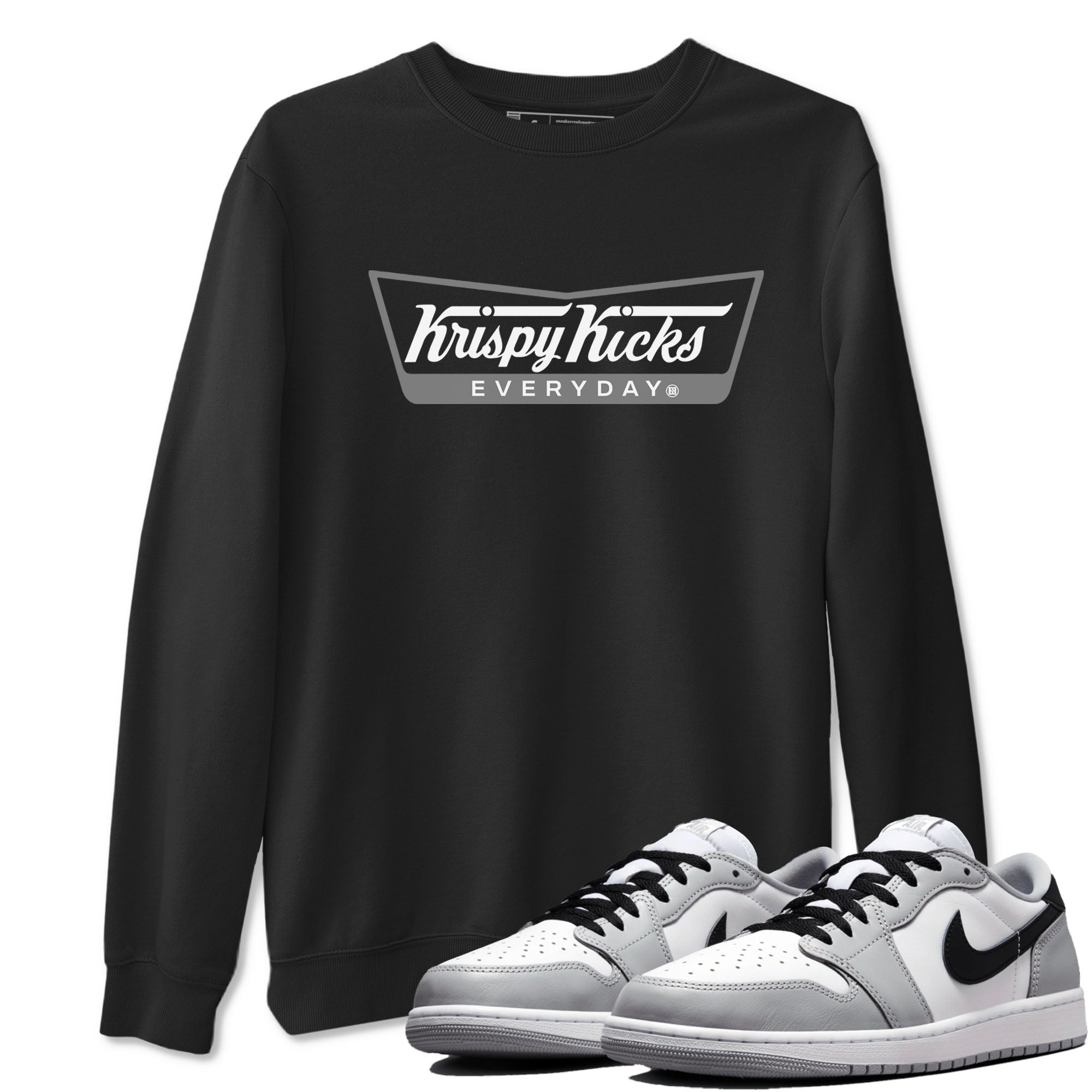 Krispy Kicks snkmatch Tees - Air Jordan 1 Wolf Grey
