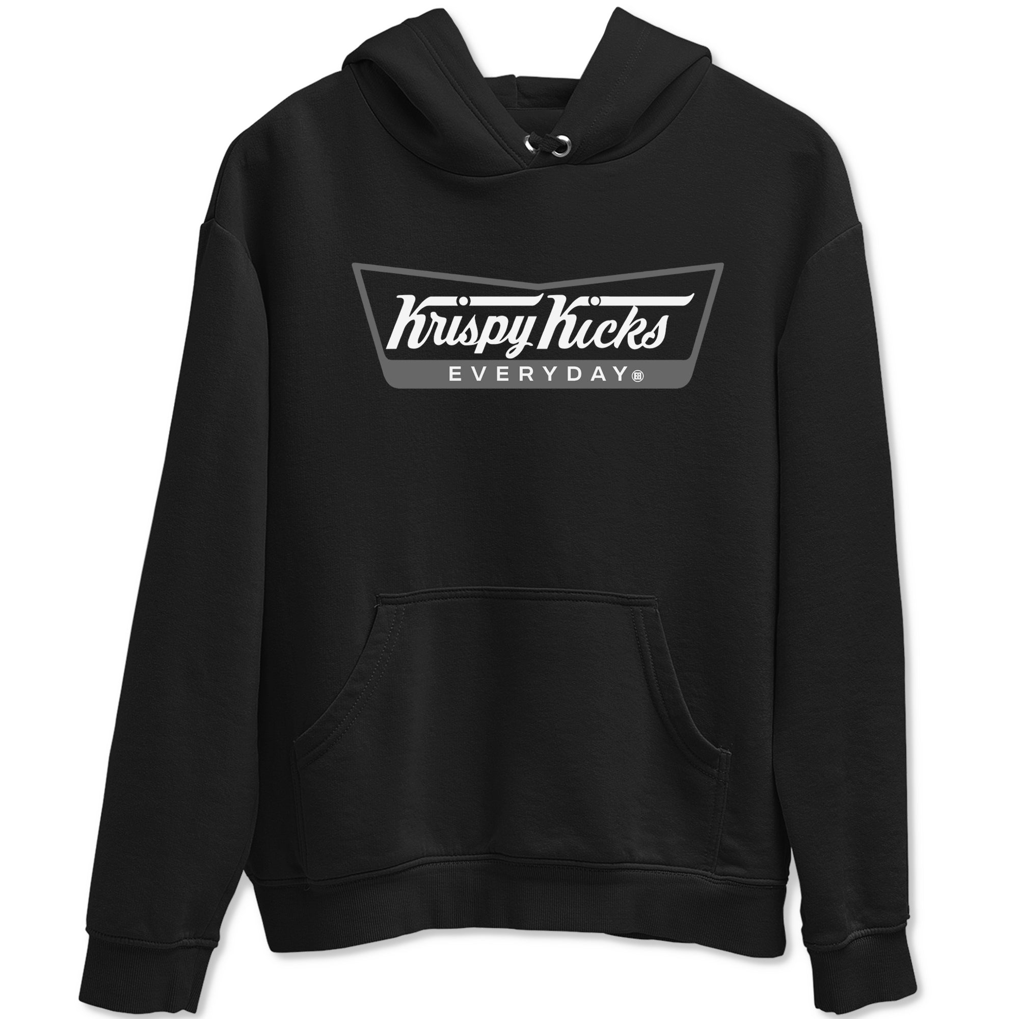 Krispy Kicks snkmatch Tees - Air Jordan 12 Black Wolf Grey
