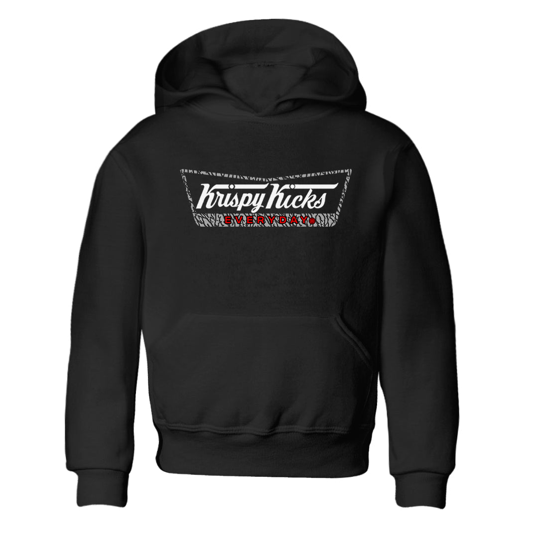 Krispy Kicks snkmatch Tees Kids - Air Jordan 3 Black Cement