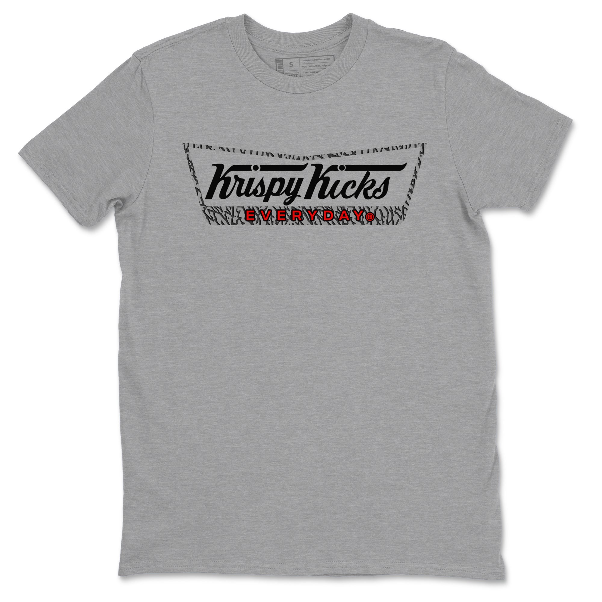 Krispy Kicks snkmatch Tees - Air Jordan 3 Black Cement