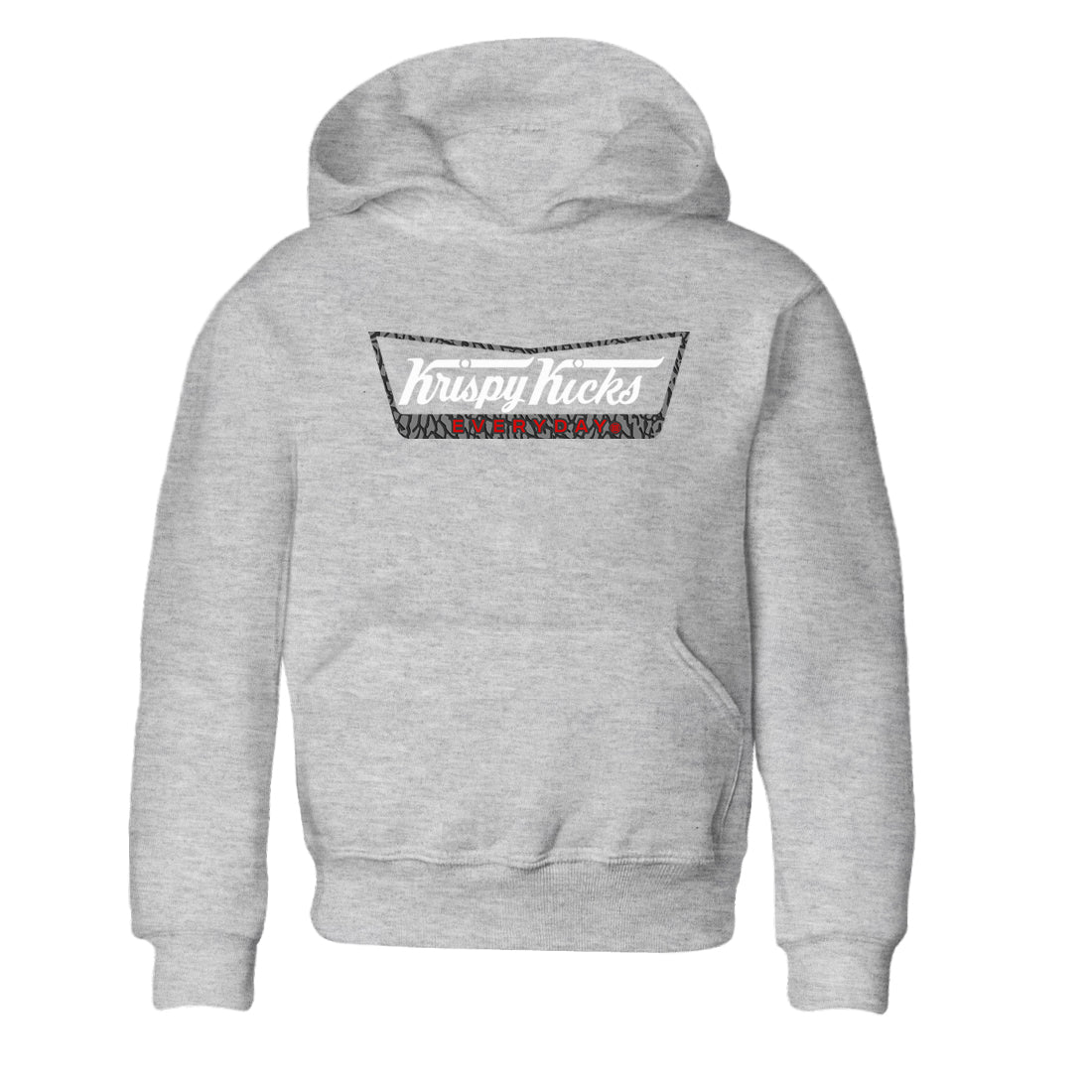 Krispy Kicks snkmatch Tees Kids - Air Jordan 3 Cement Grey