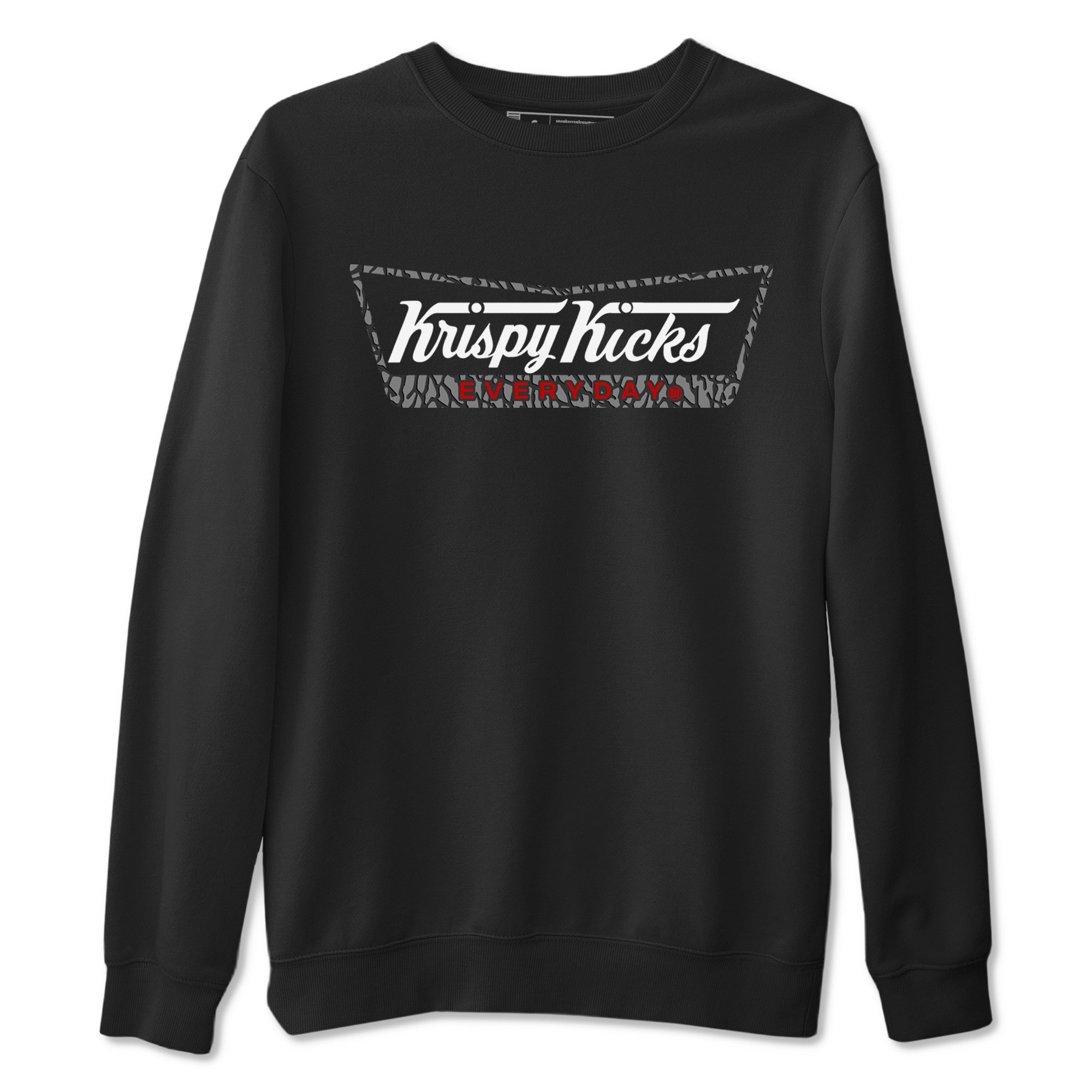 Krispy Kicks snkmatch Tees - Air Jordan 3 Cement Grey