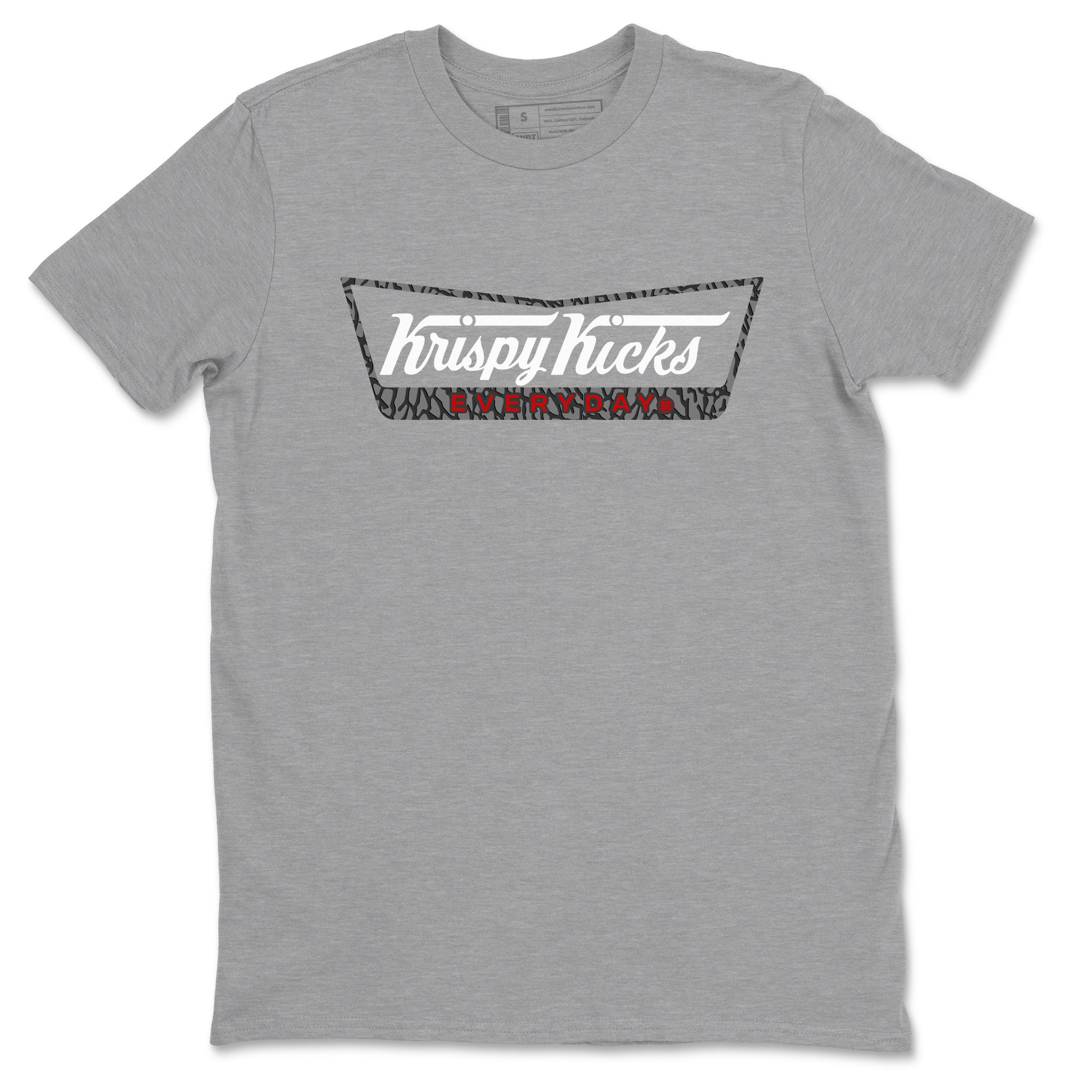 Krispy Kicks snkmatch Tees - Air Jordan 3 Cement Grey