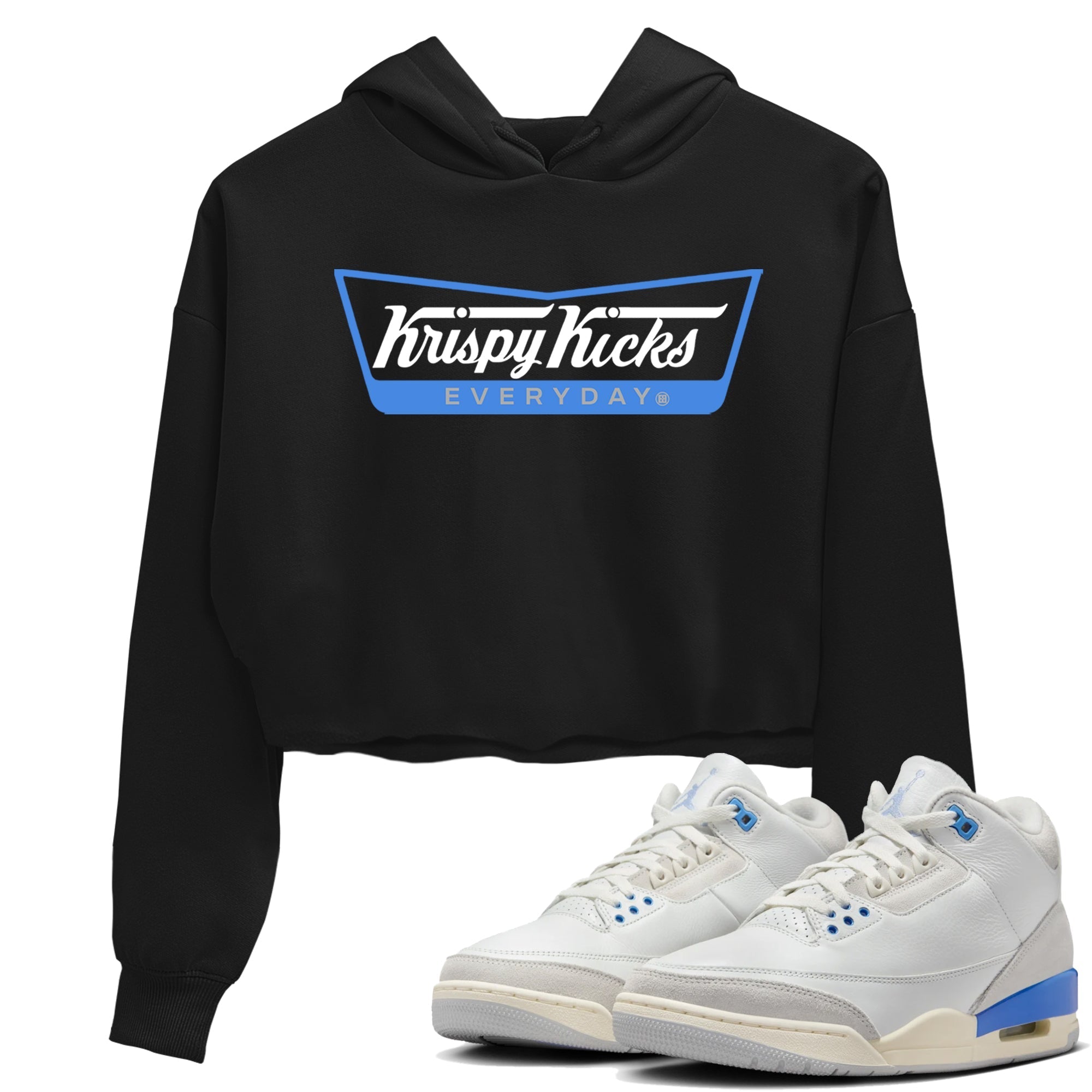 Krispy Kicks snkmatch Women's Top - Air Jordan 3 Lucky Shorts