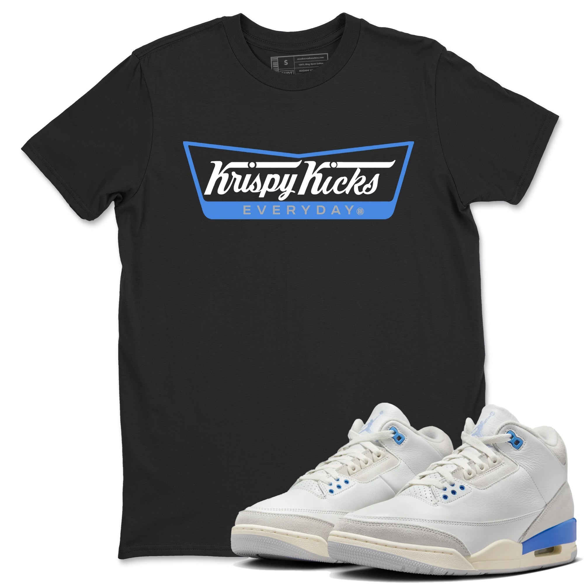 Krispy Kicks snkmatch Tees - Air Jordan 3 Lucky Shorts