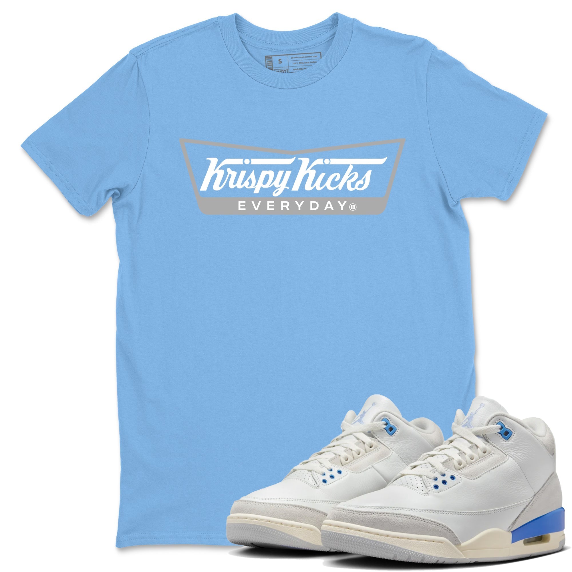 Krispy Kicks snkmatch Tees - Air Jordan 3 Lucky Shorts