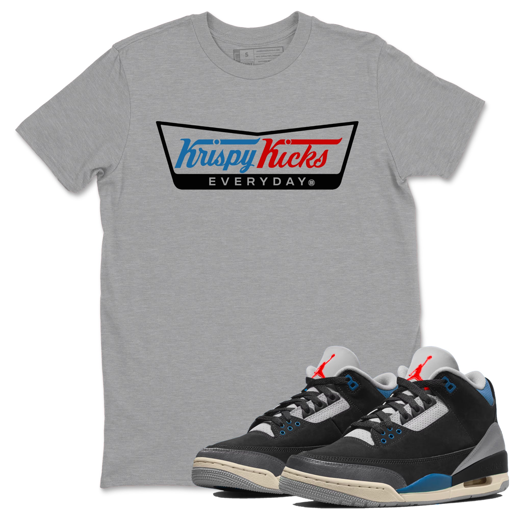 Krispy Kicks snkmatch Tees - Air Jordan 3 Rare Air