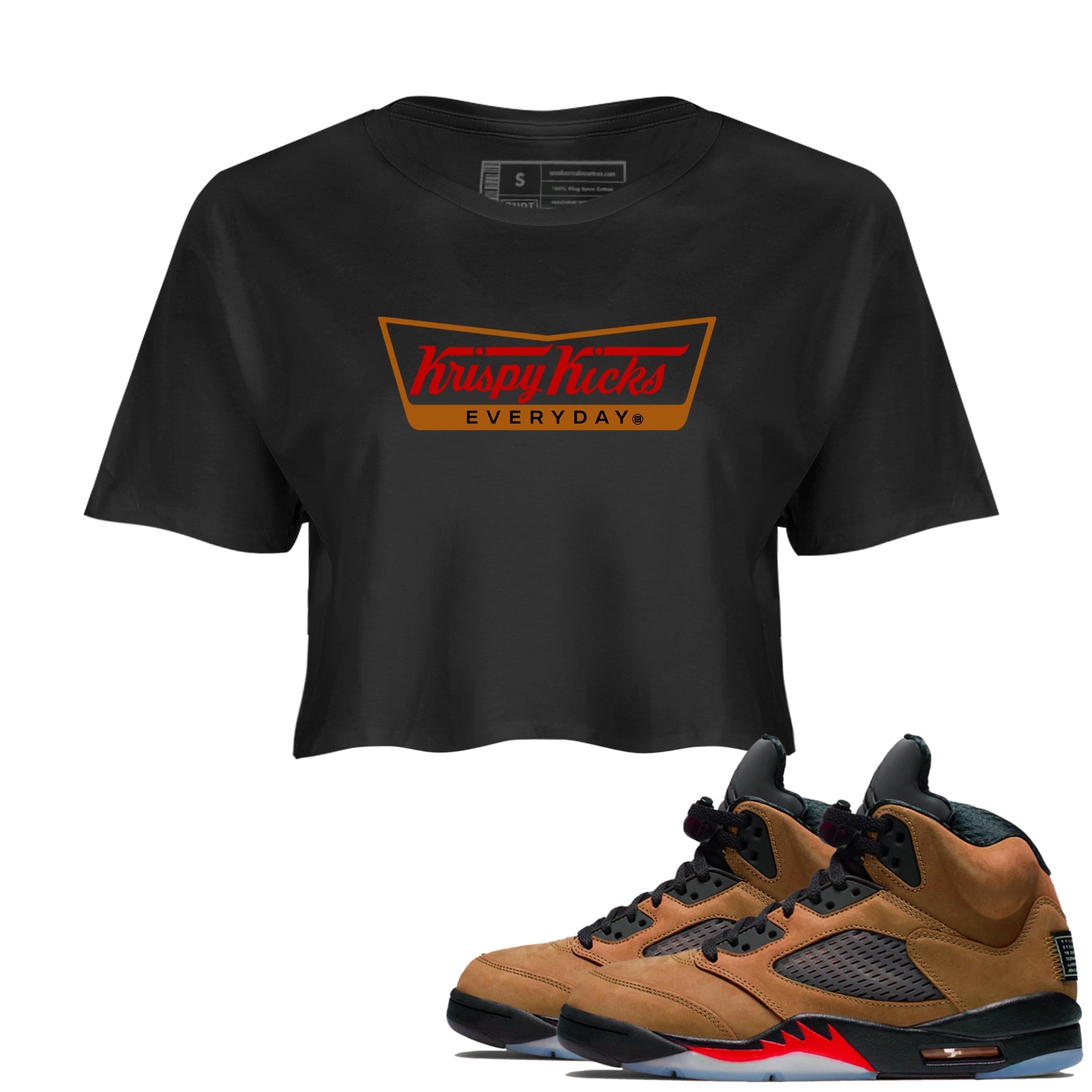 Krispy Kicks snkmatch Women's Top - Air Jordan 5 Archaeo Brown