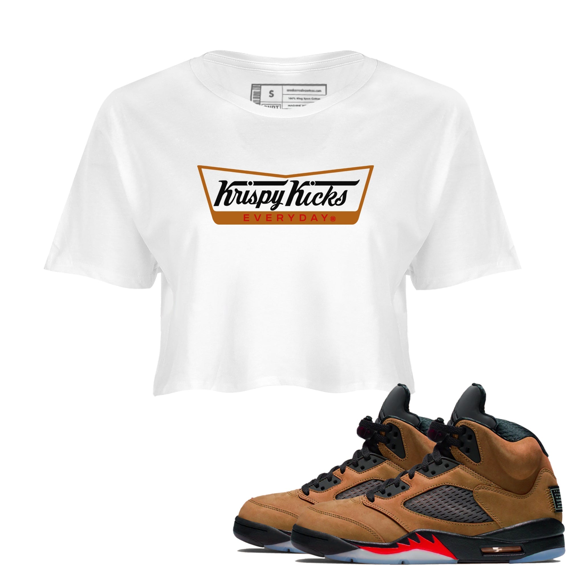 Krispy Kicks snkmatch Women's Top - Air Jordan 5 Archaeo Brown