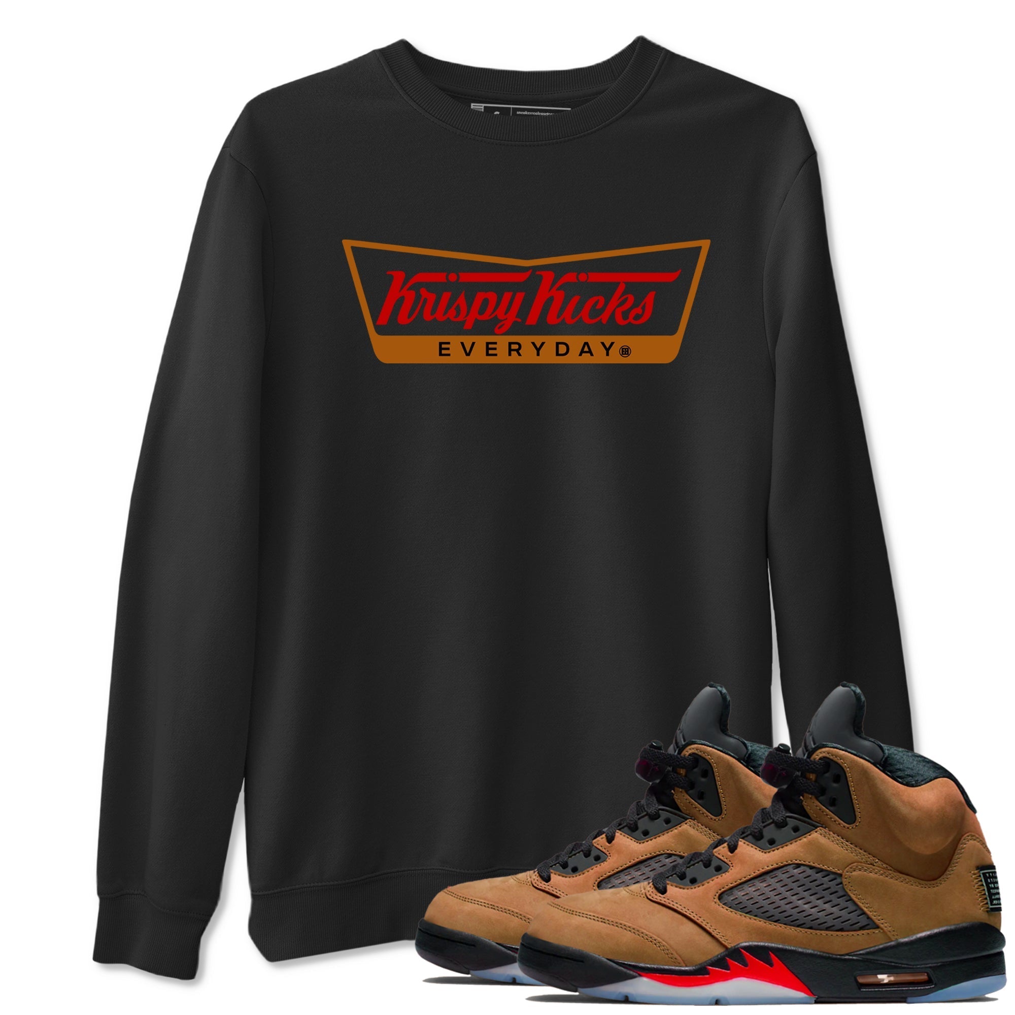 Krispy Kicks snkmatch Tees - Air Jordan 5 Archaeo Brown