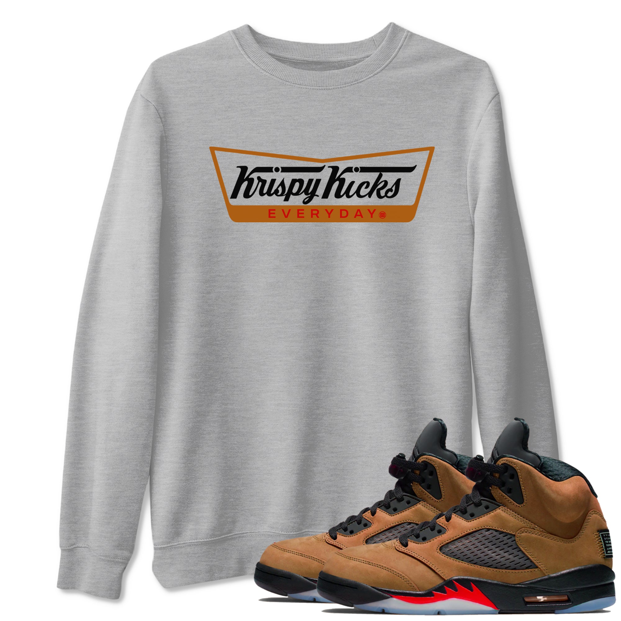 Krispy Kicks snkmatch Tees - Air Jordan 5 Archaeo Brown