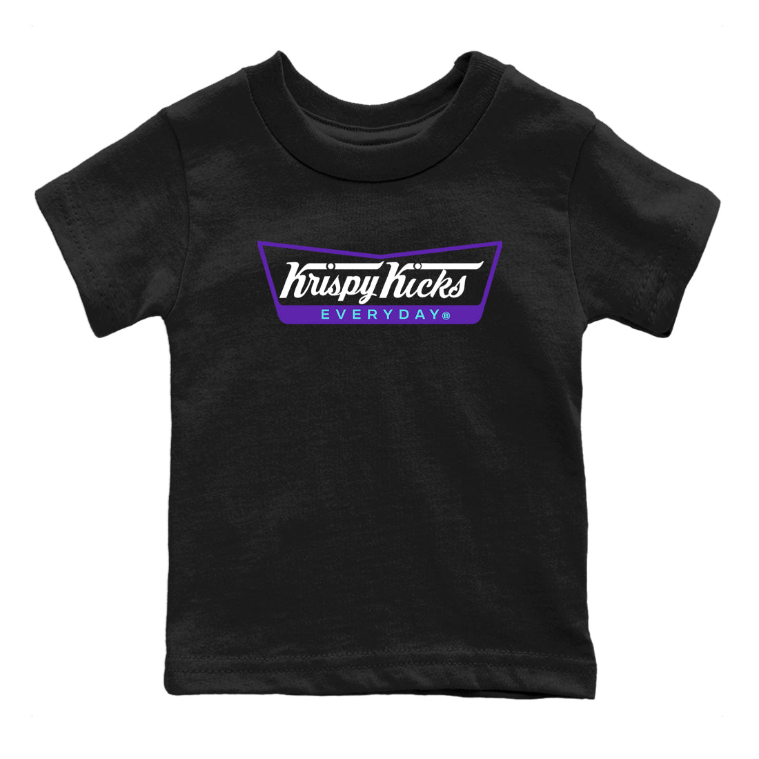 Krispy Kicks snkmatch Tees Kids - Air Jordan 5 Grape