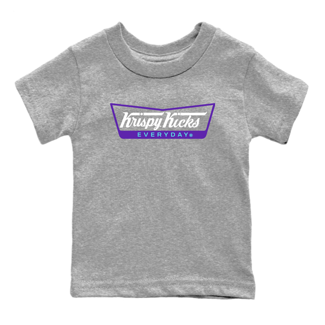 Krispy Kicks snkmatch Tees Kids - Air Jordan 5 Grape